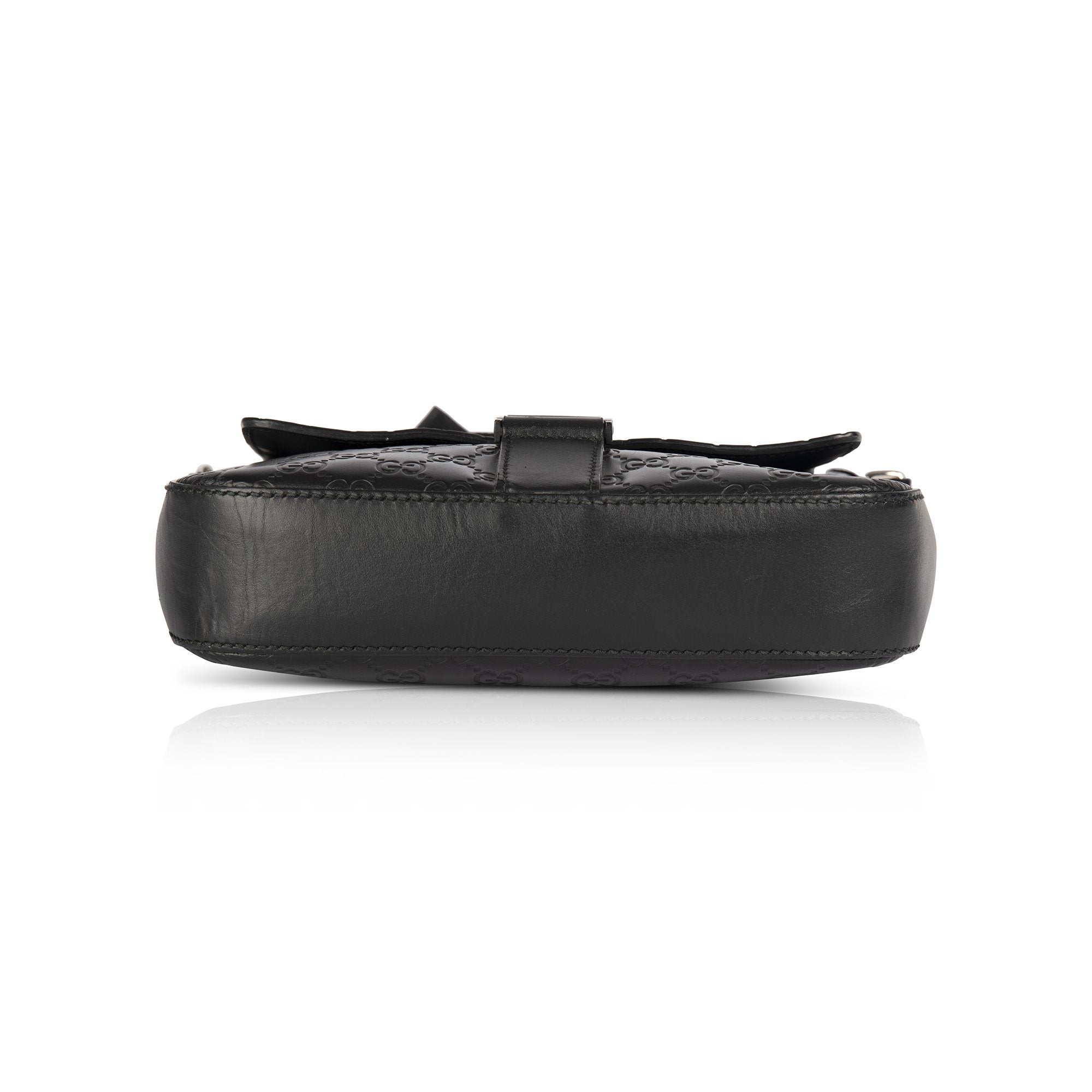 Gucci Signature Leather Messenger Bag