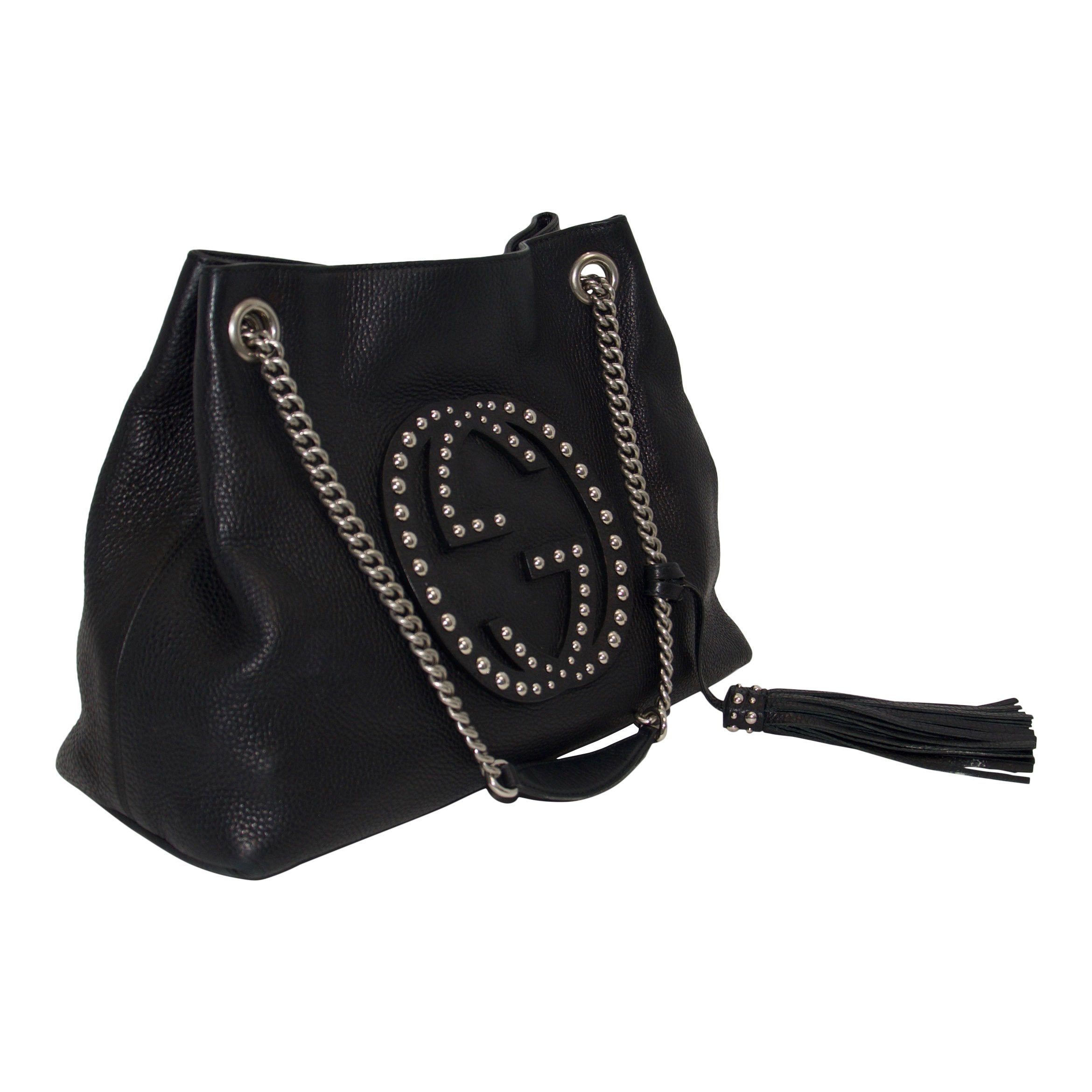Gucci Studded Soho Shoulder Bag