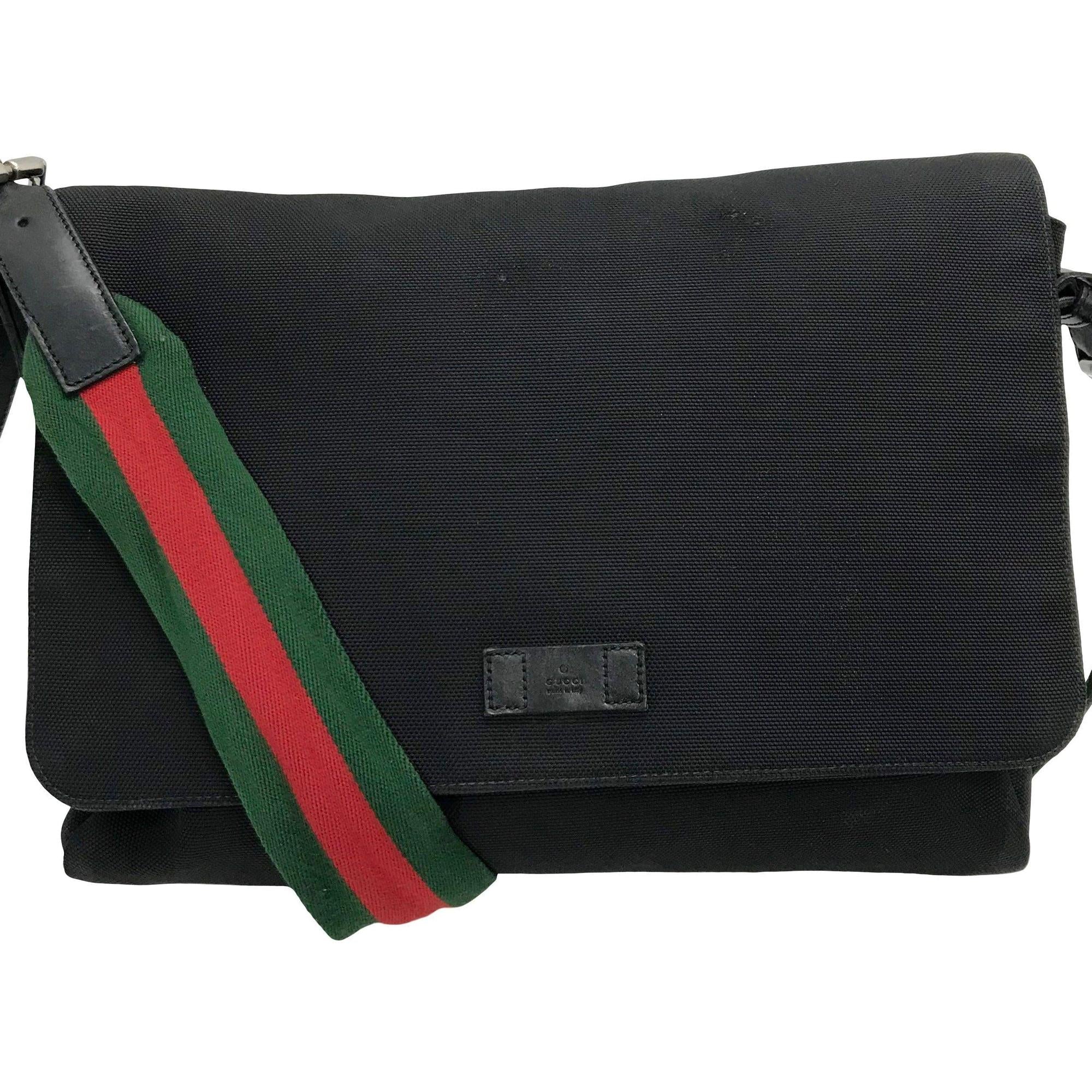 Gucci Techno Canvas Messenger Bag
