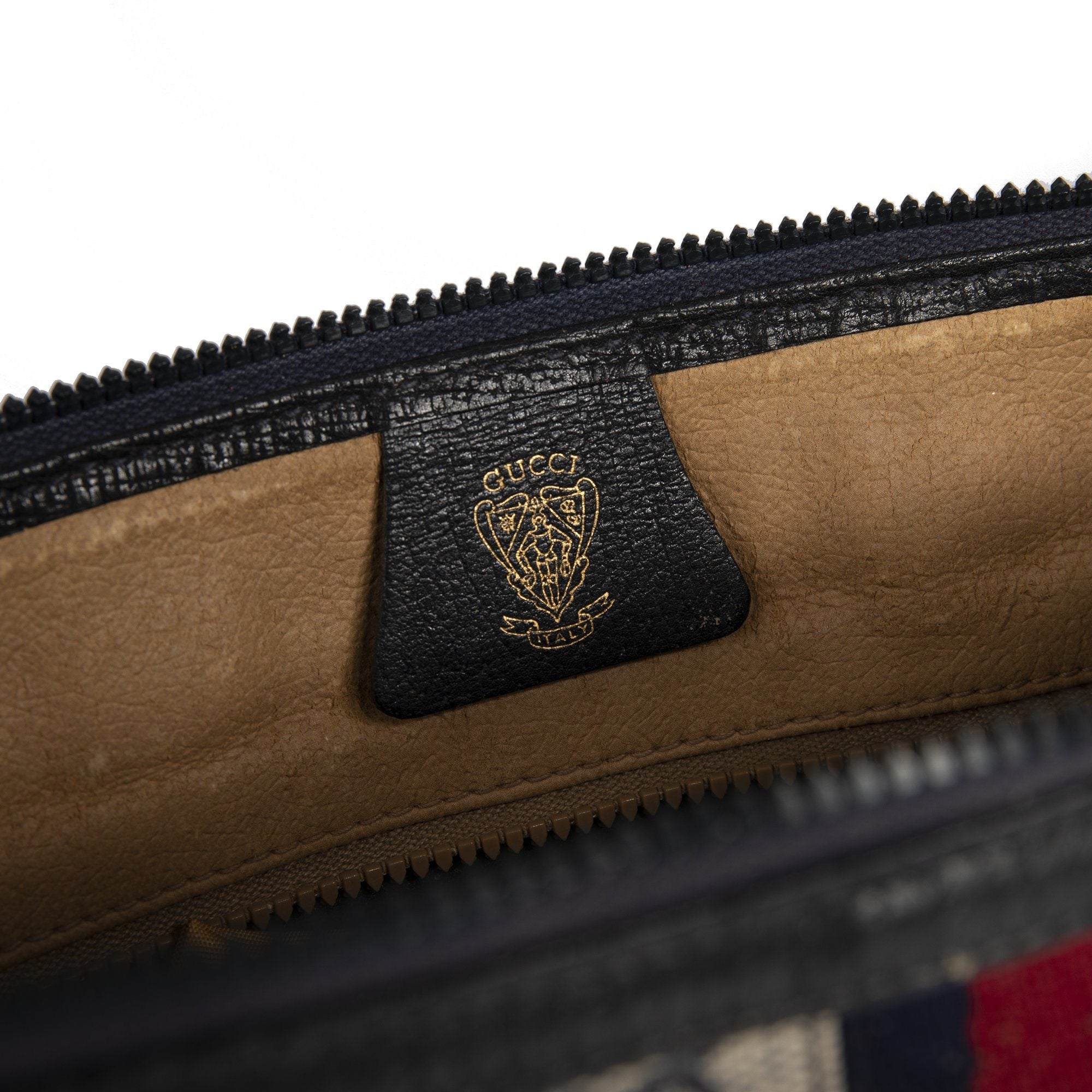 Gucci Vintage GG Plus Web Cosmetic Bag