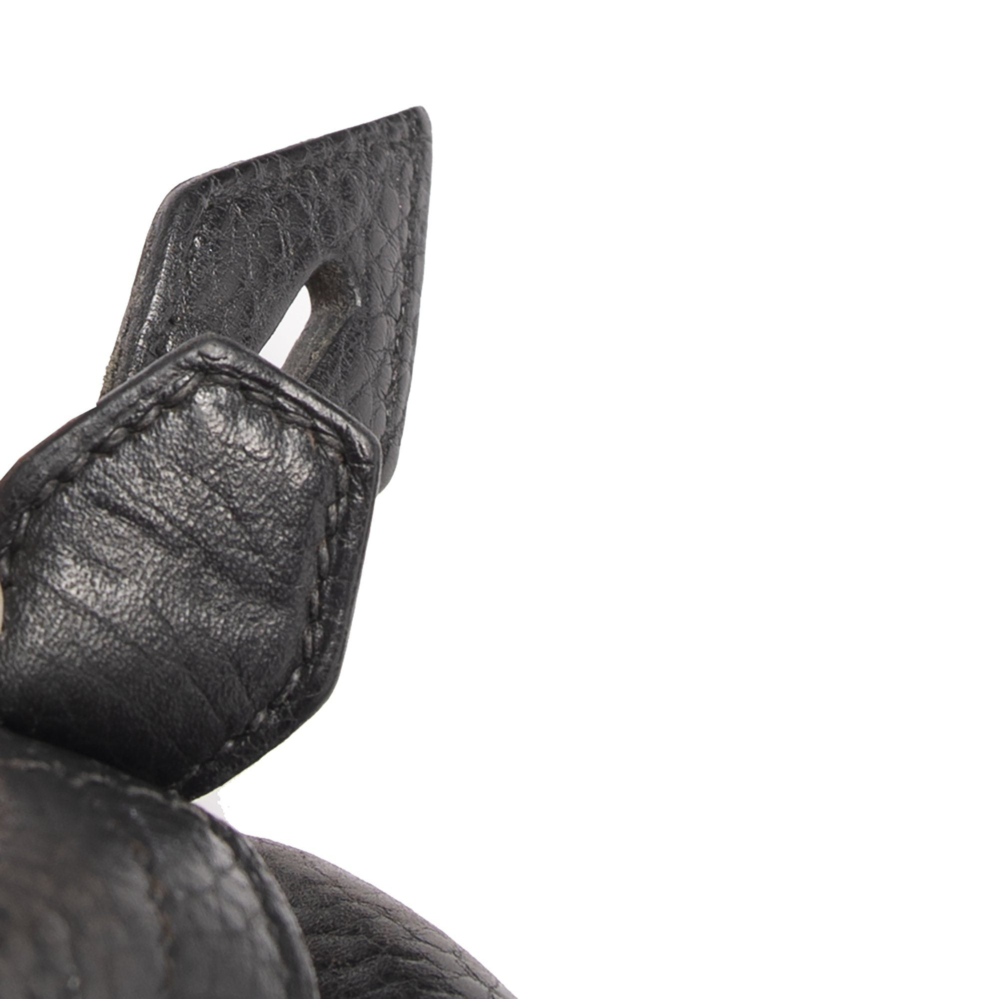 Hermes Black Clemence Bolide 35