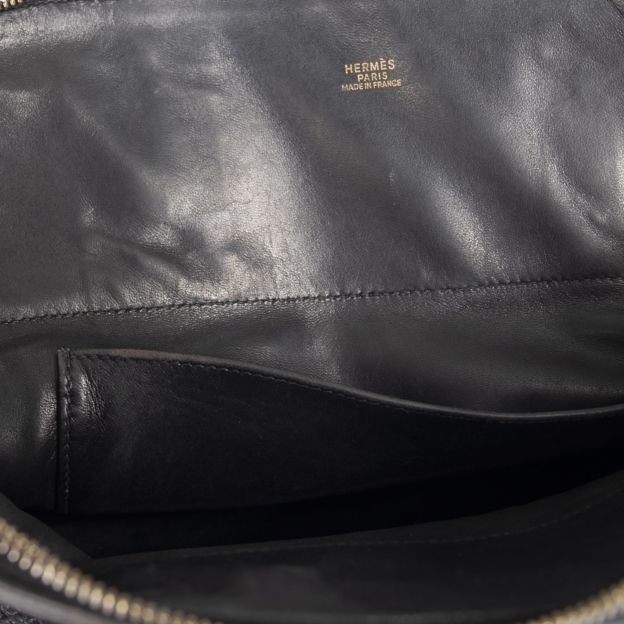 Hermes Black Clemence Bolide 35