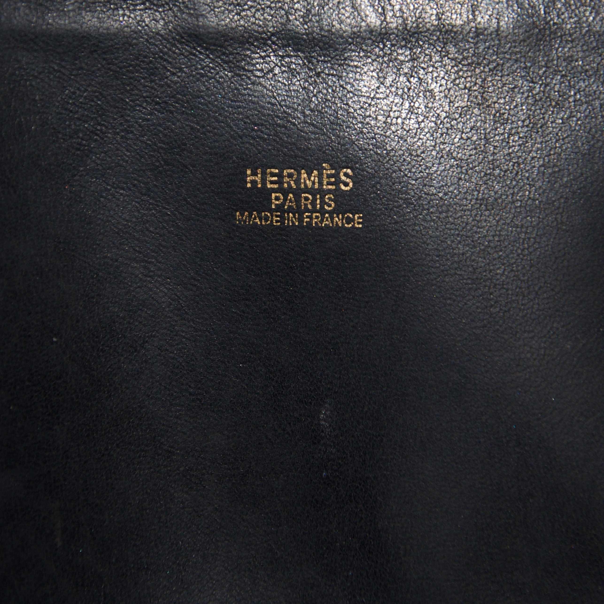 Hermes Black Clemence Bolide 35