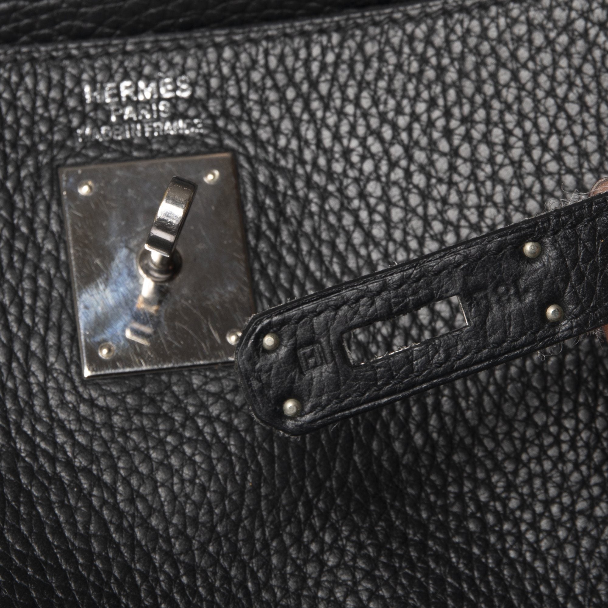 Hermes Black Clemence Kelly Retourne 35