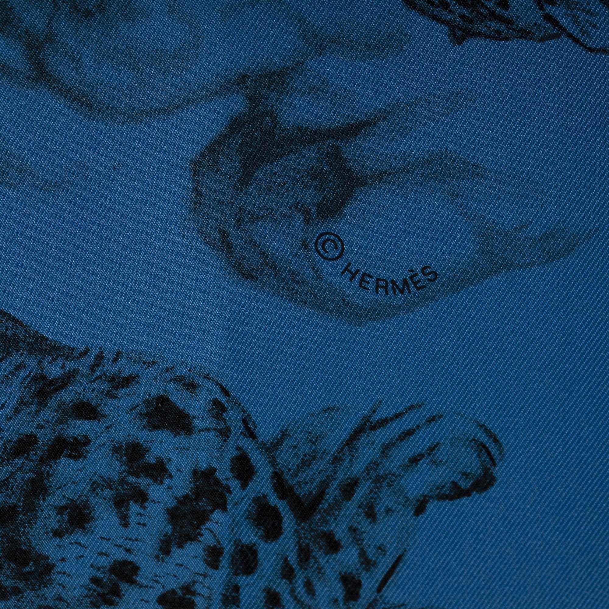 Hermes "Dans l'atelier de Robert Dallet" Silk Scarf