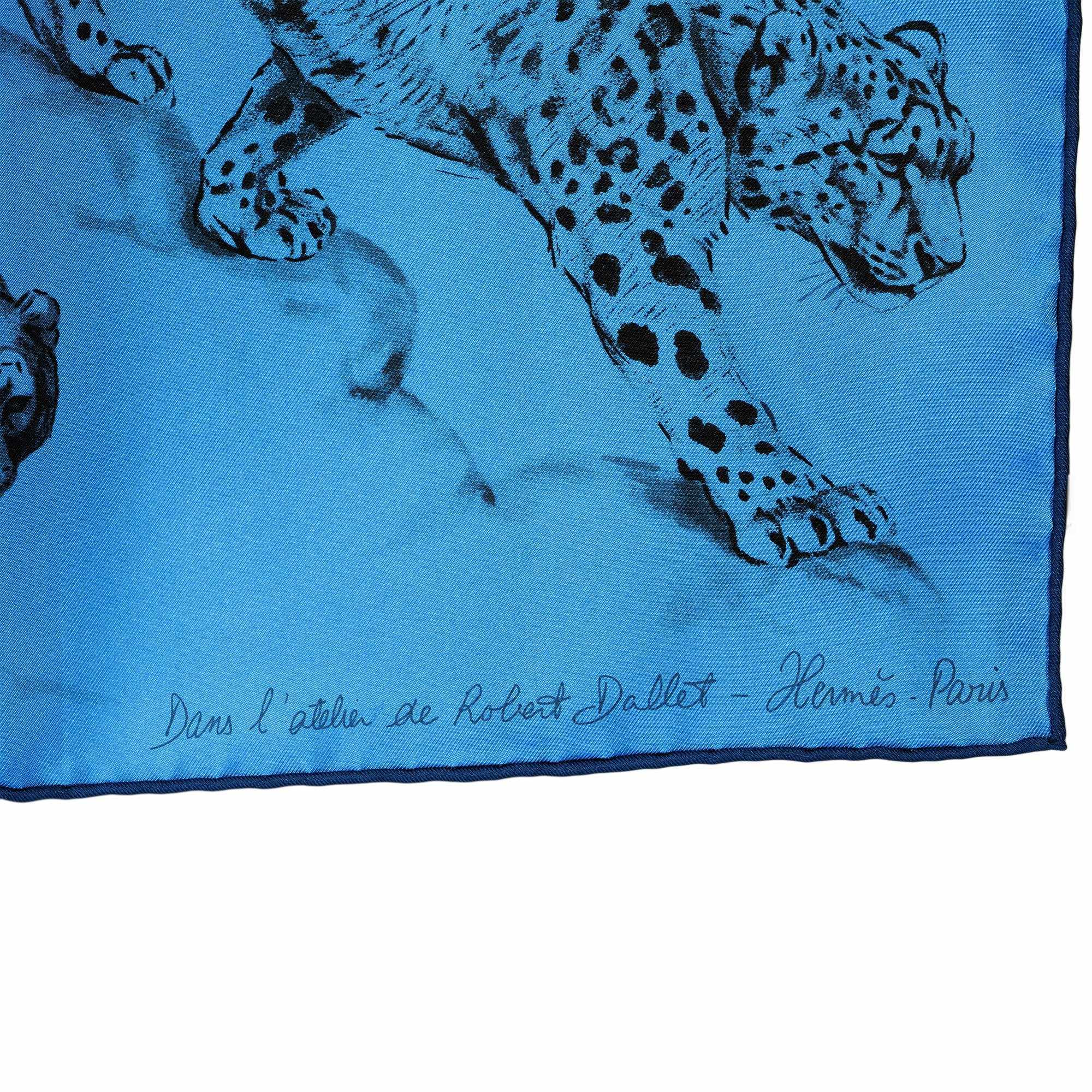 Hermes "Dans l'atelier de Robert Dallet" Silk Scarf