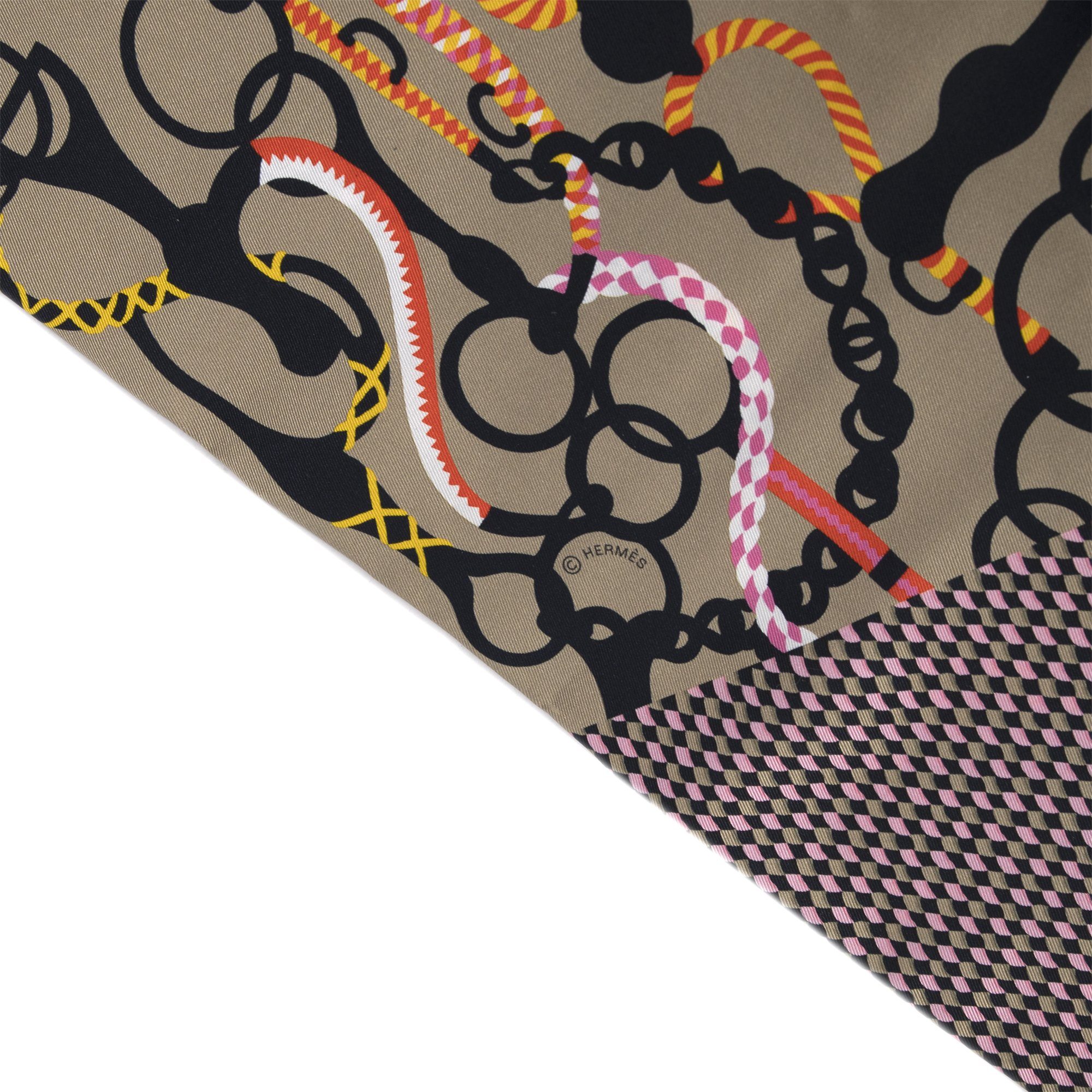 Hermes Equateur Maxi-Twilly Cut Scarf