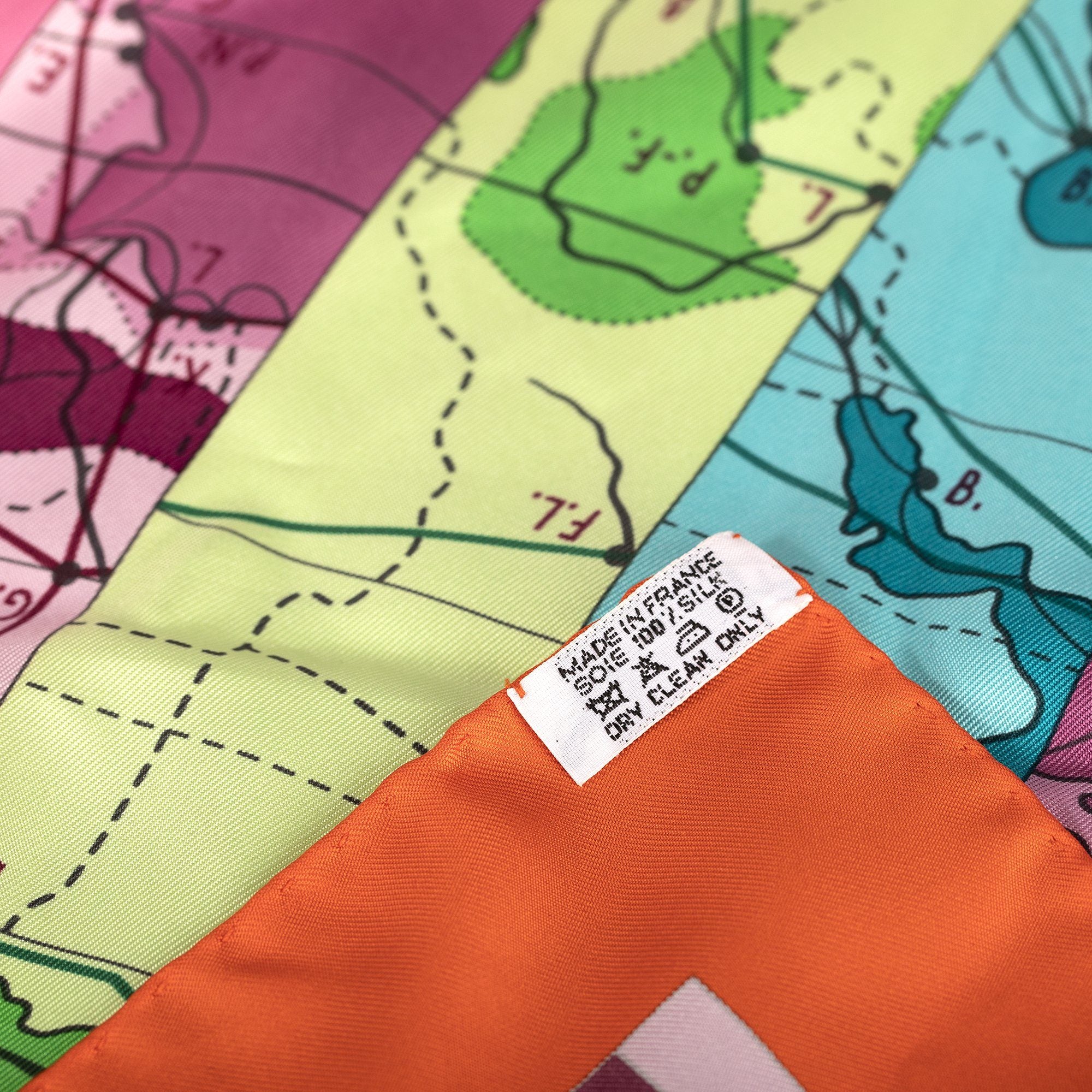 Hermes "Le Monde Est Vaste" Silk Scarf