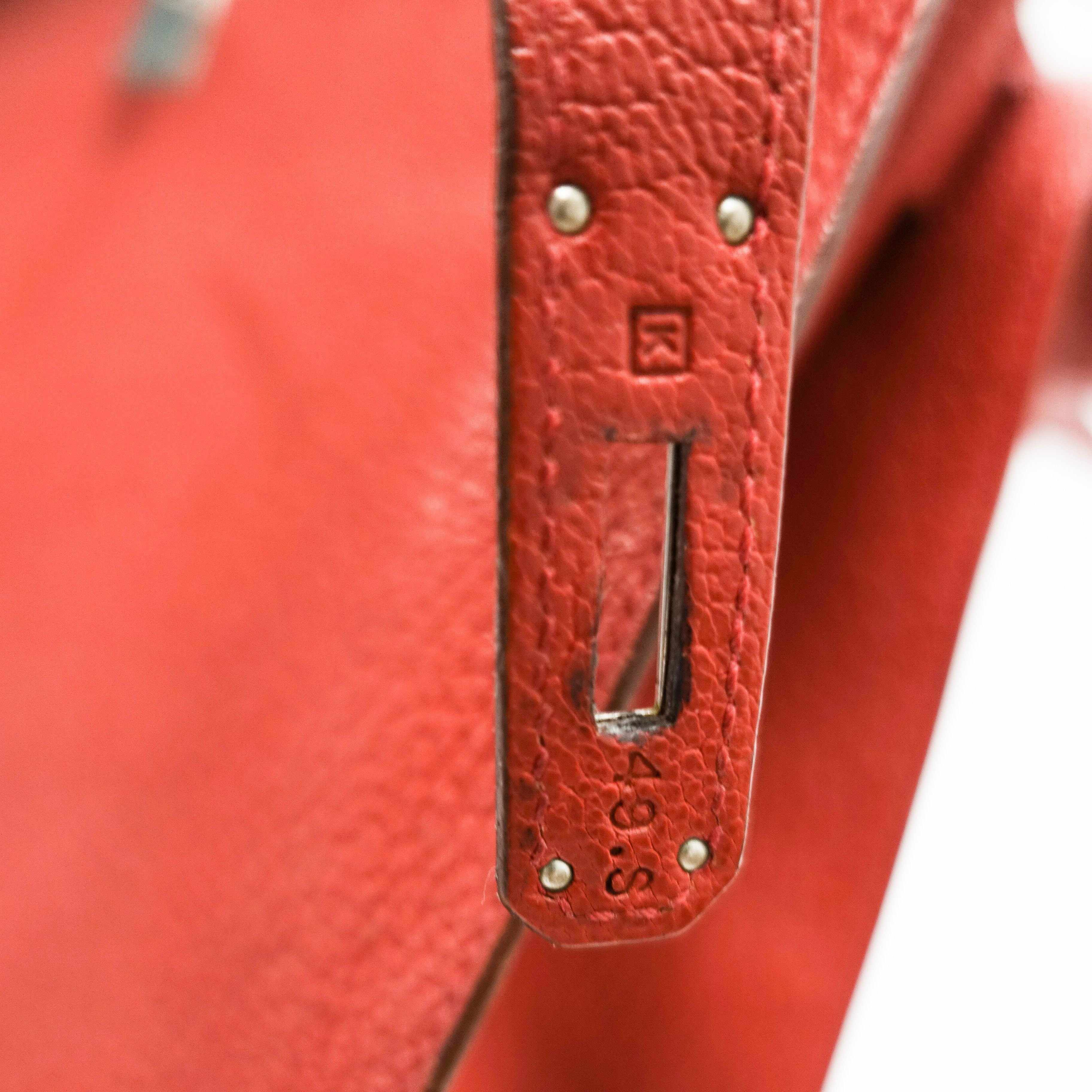 Hermes Red Kelly 32