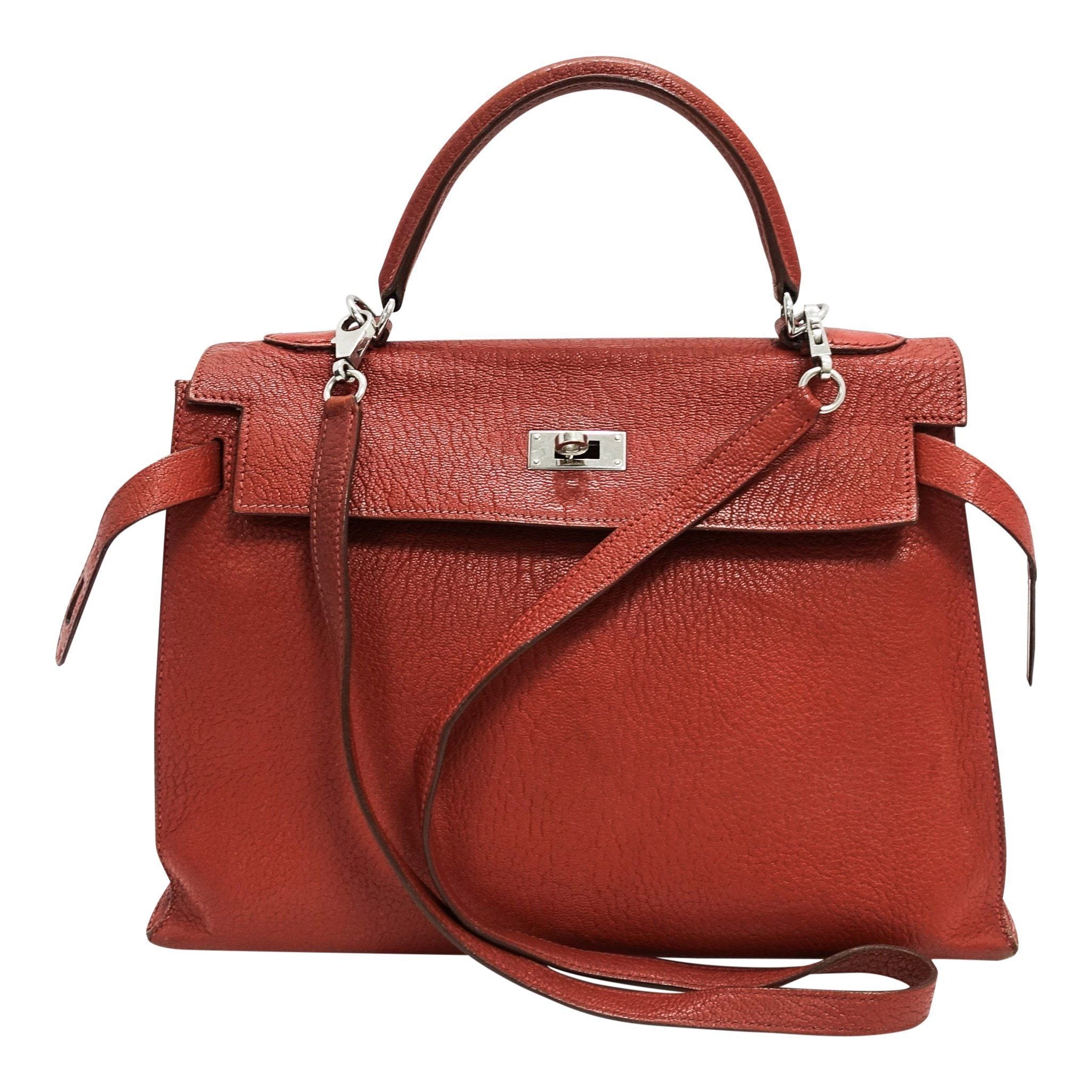 Hermes Red Kelly 32