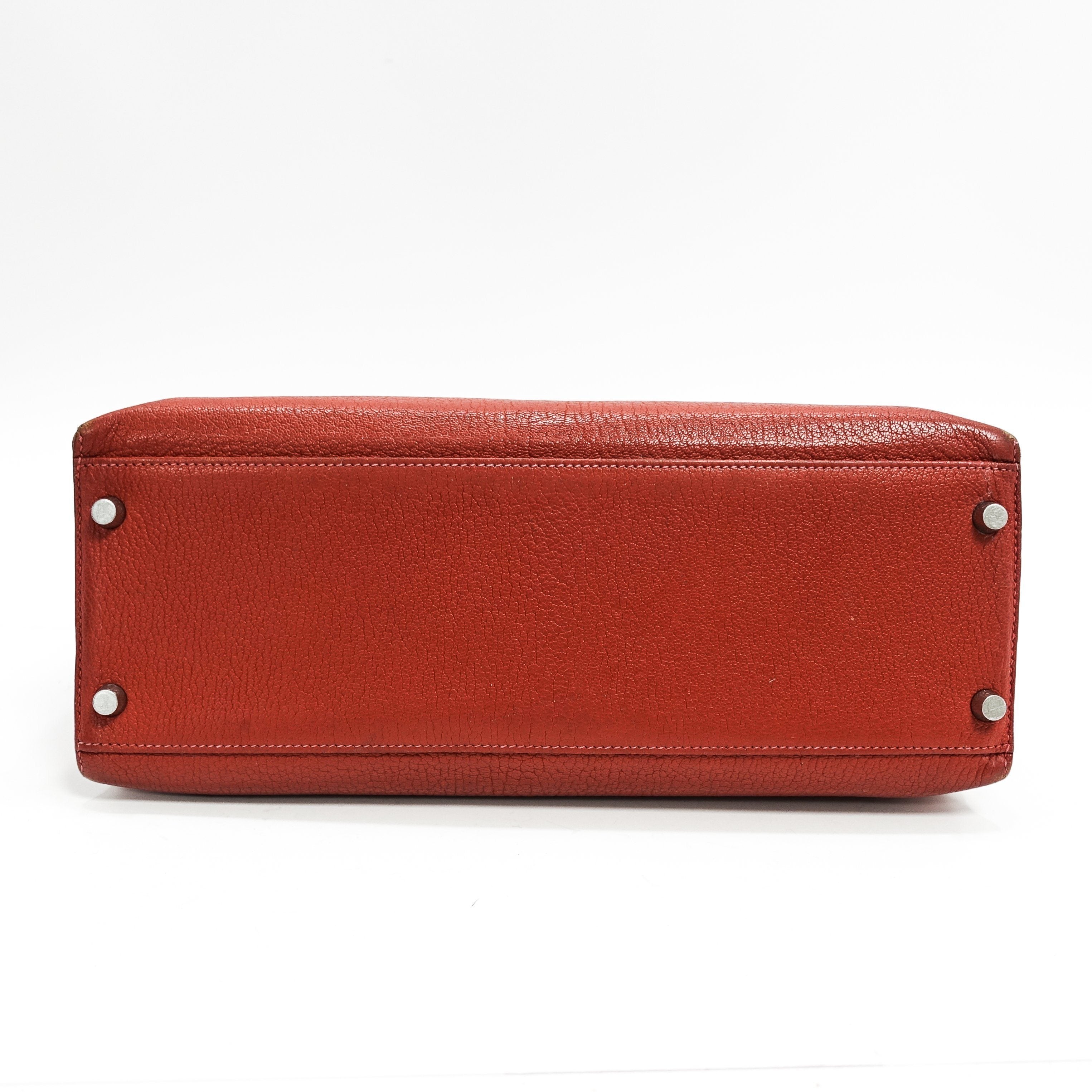 Hermes Red Kelly 32