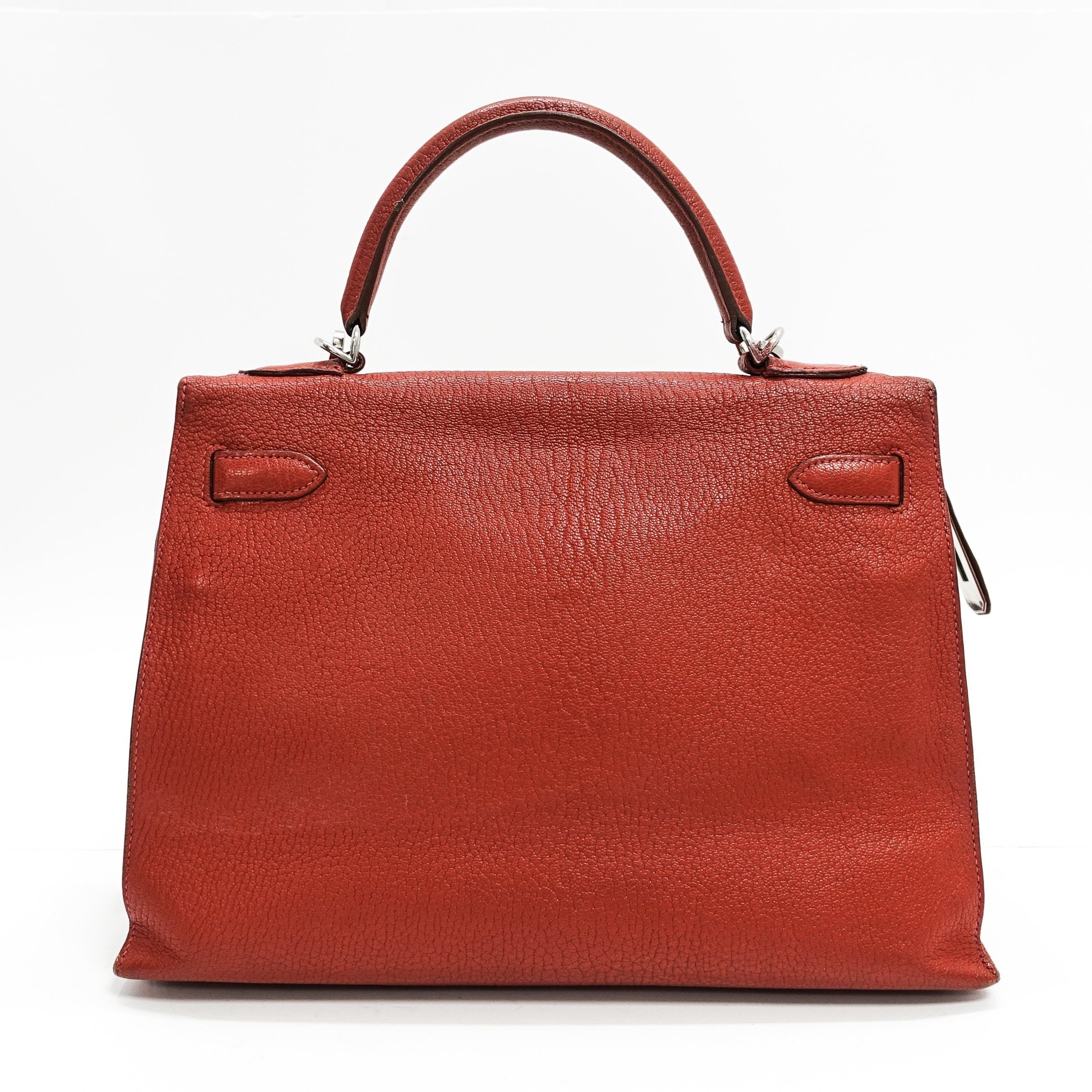 Hermes Red Kelly 32