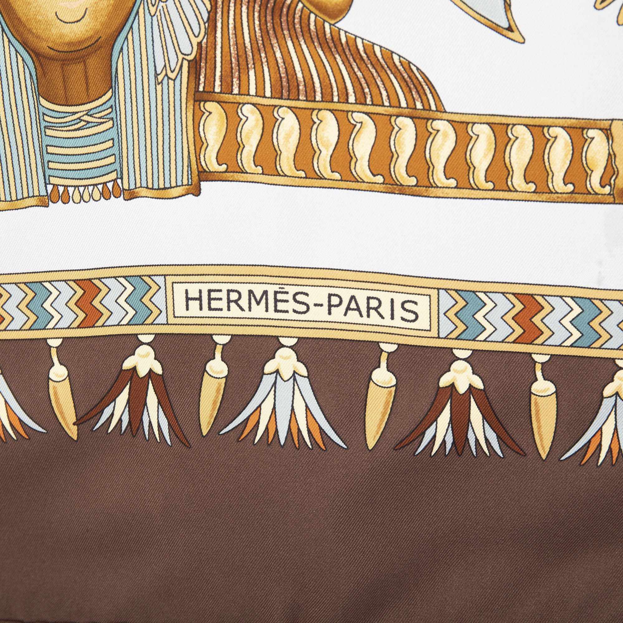 Hermes "Tresors Du Nil" Silk Scarf w/ Box