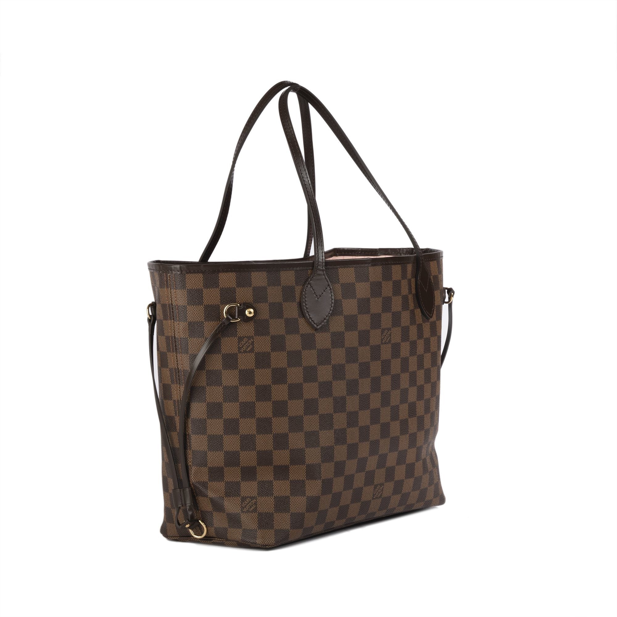 Louis Vuitton 2018 Damier Ebene Neverfull MM w/ Pouch