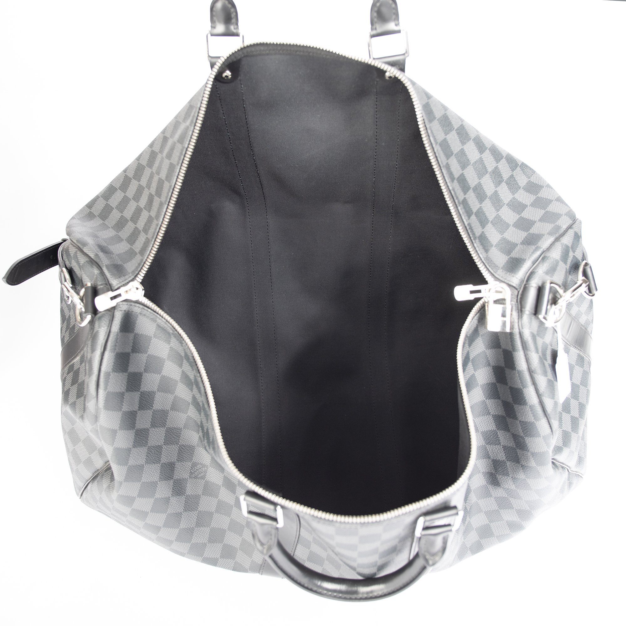 Louis Vuitton 2018 Damier Graphite Keepall Bandouliere 55