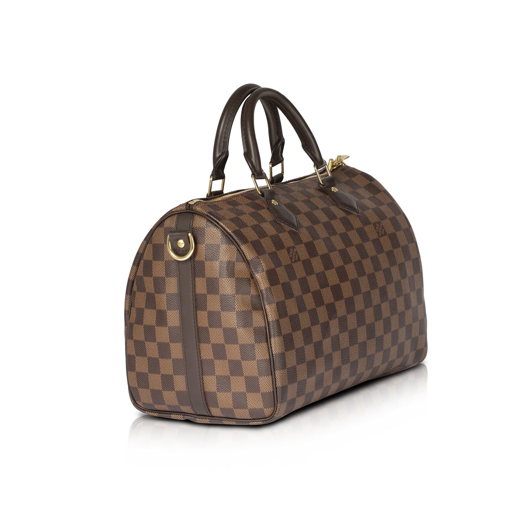 Louis Vuitton 2019 Damier Ebene Speedy Bandouliere 30 w/ Receipt & Box