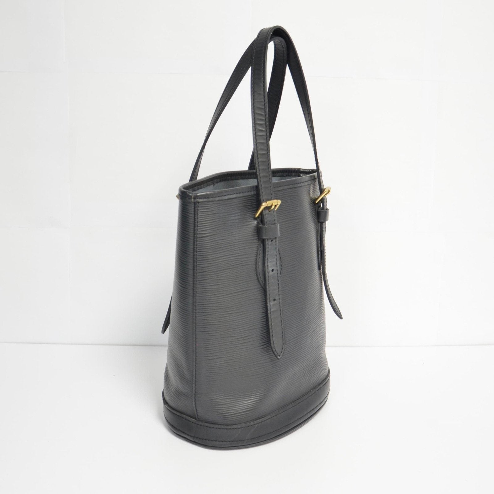 Louis Vuitton Black Epi Bucket