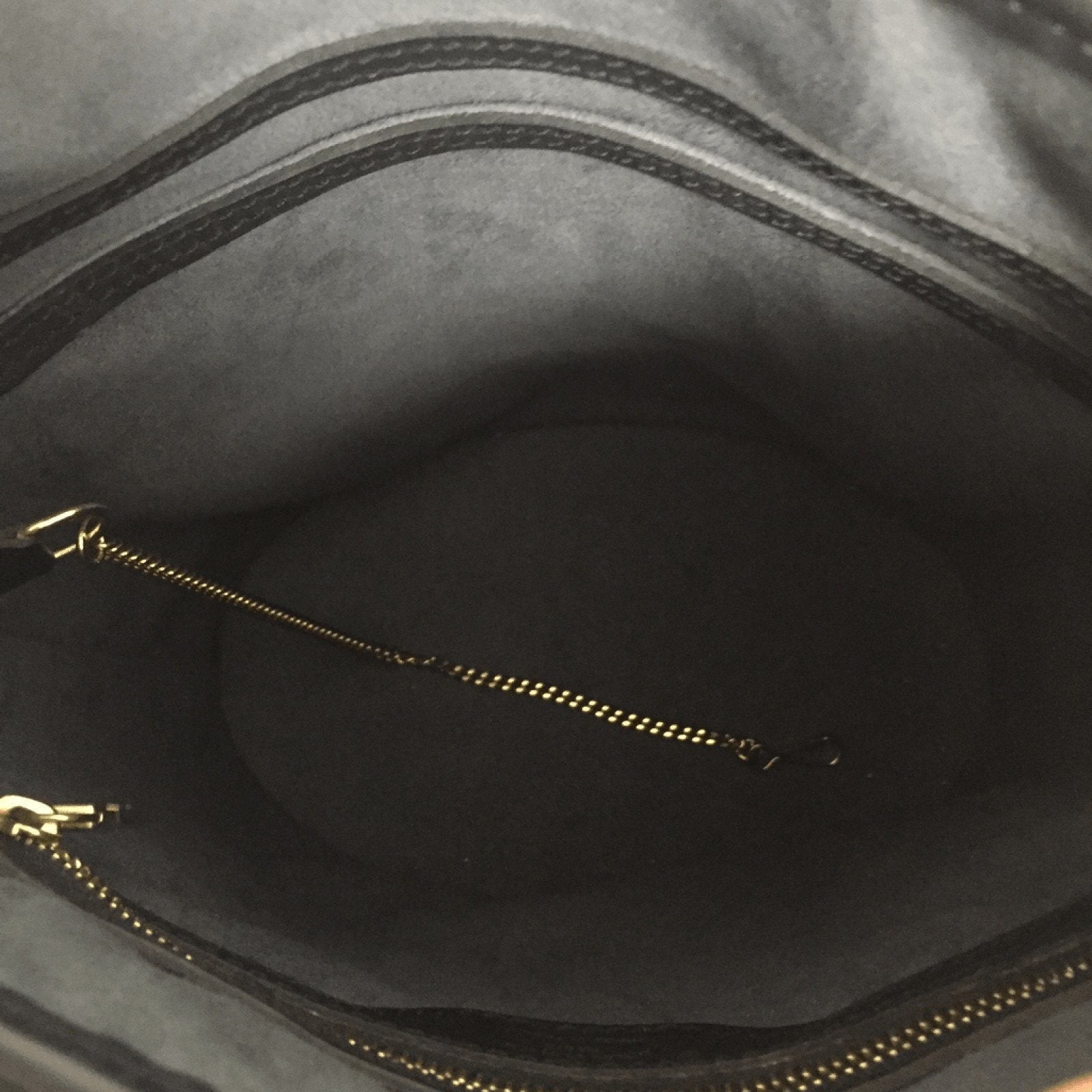 Louis Vuitton Black Epi Bucket