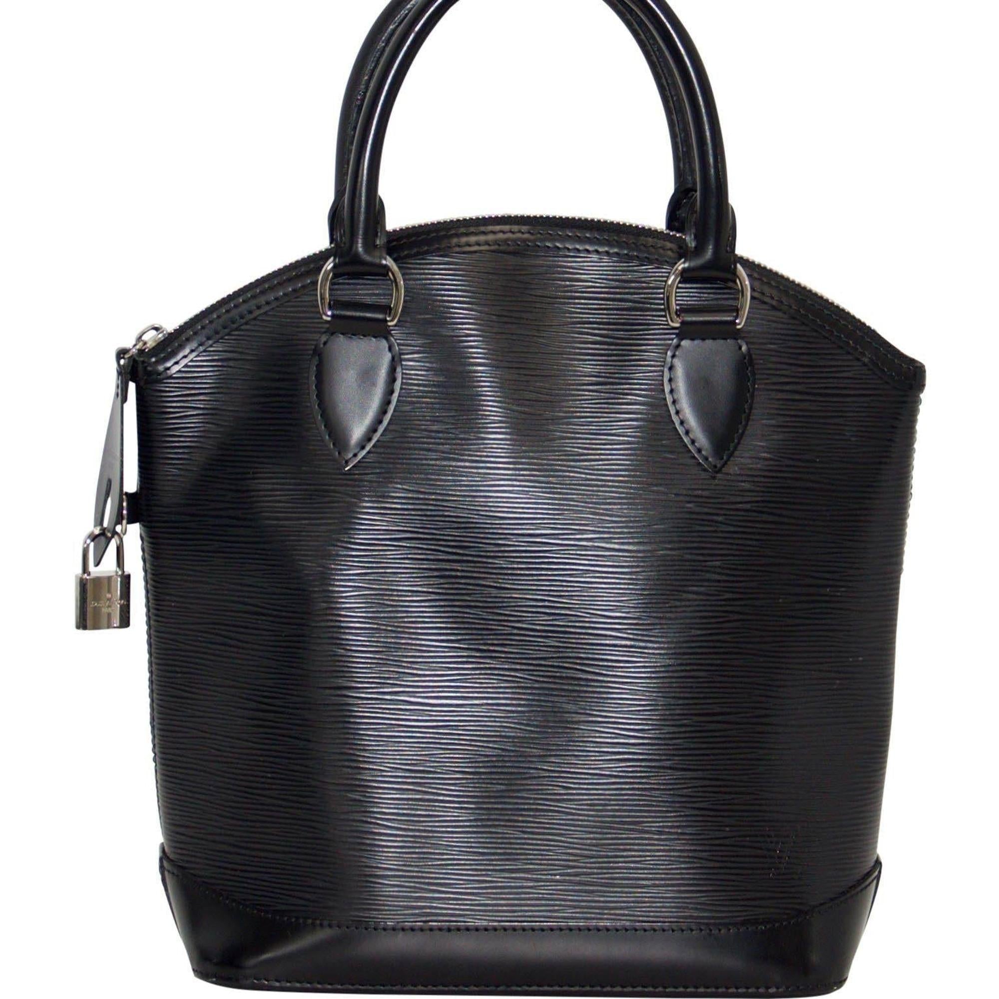 Louis Vuitton Black Epi Lockit Vertical