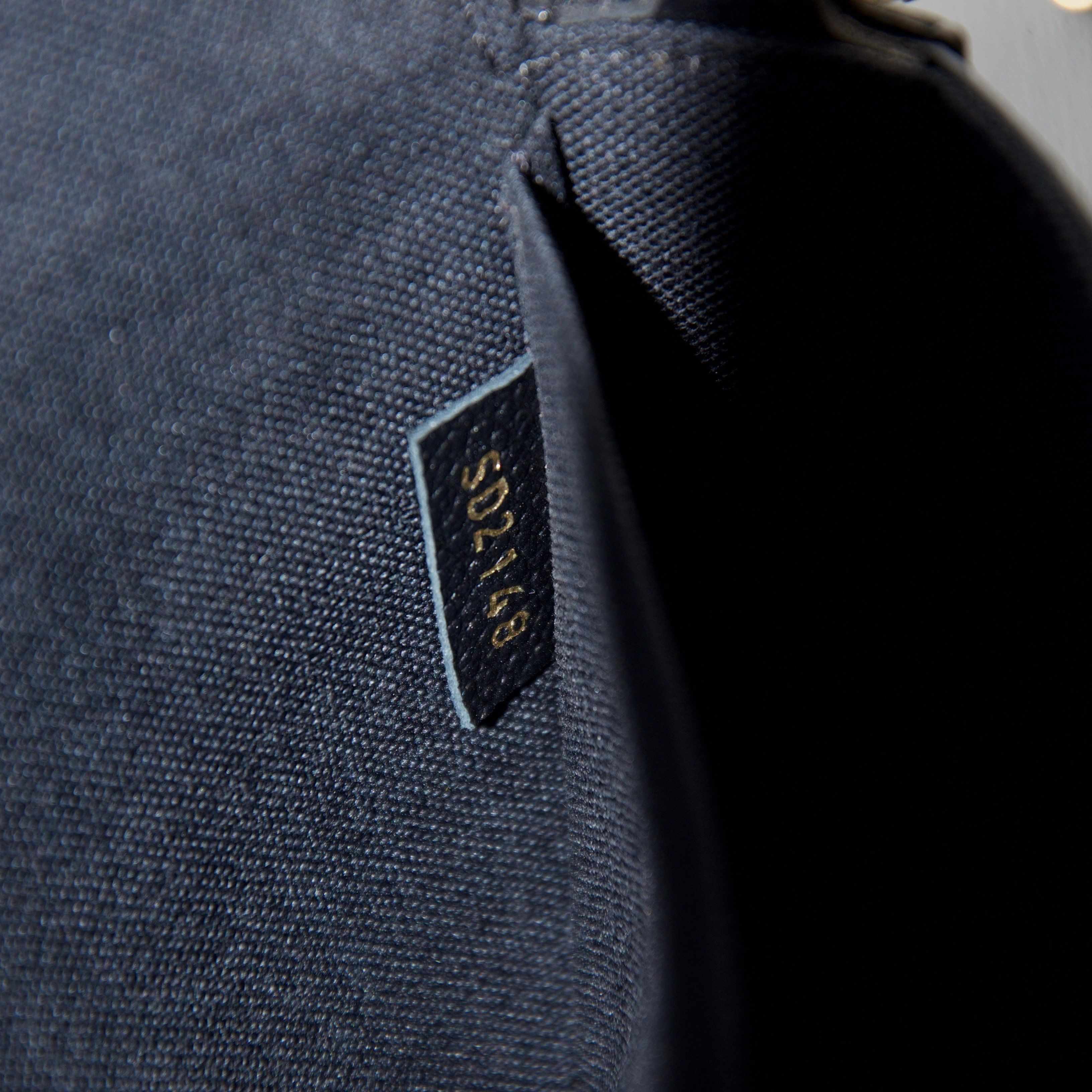 Louis Vuitton Black Monogram Empreinte Pochette Felice Bag