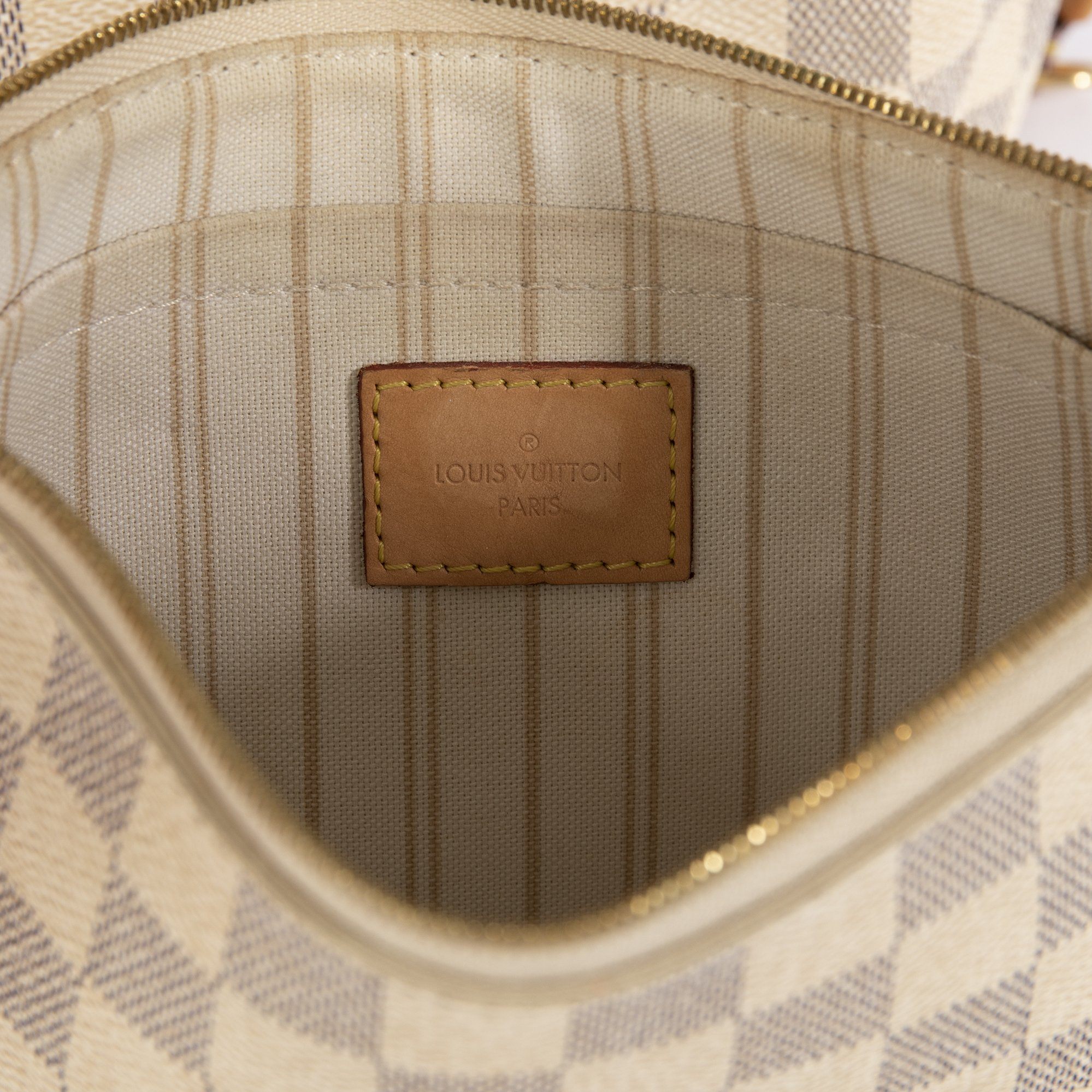 Louis Vuitton Damier Azur Neverfull MM with Pouch