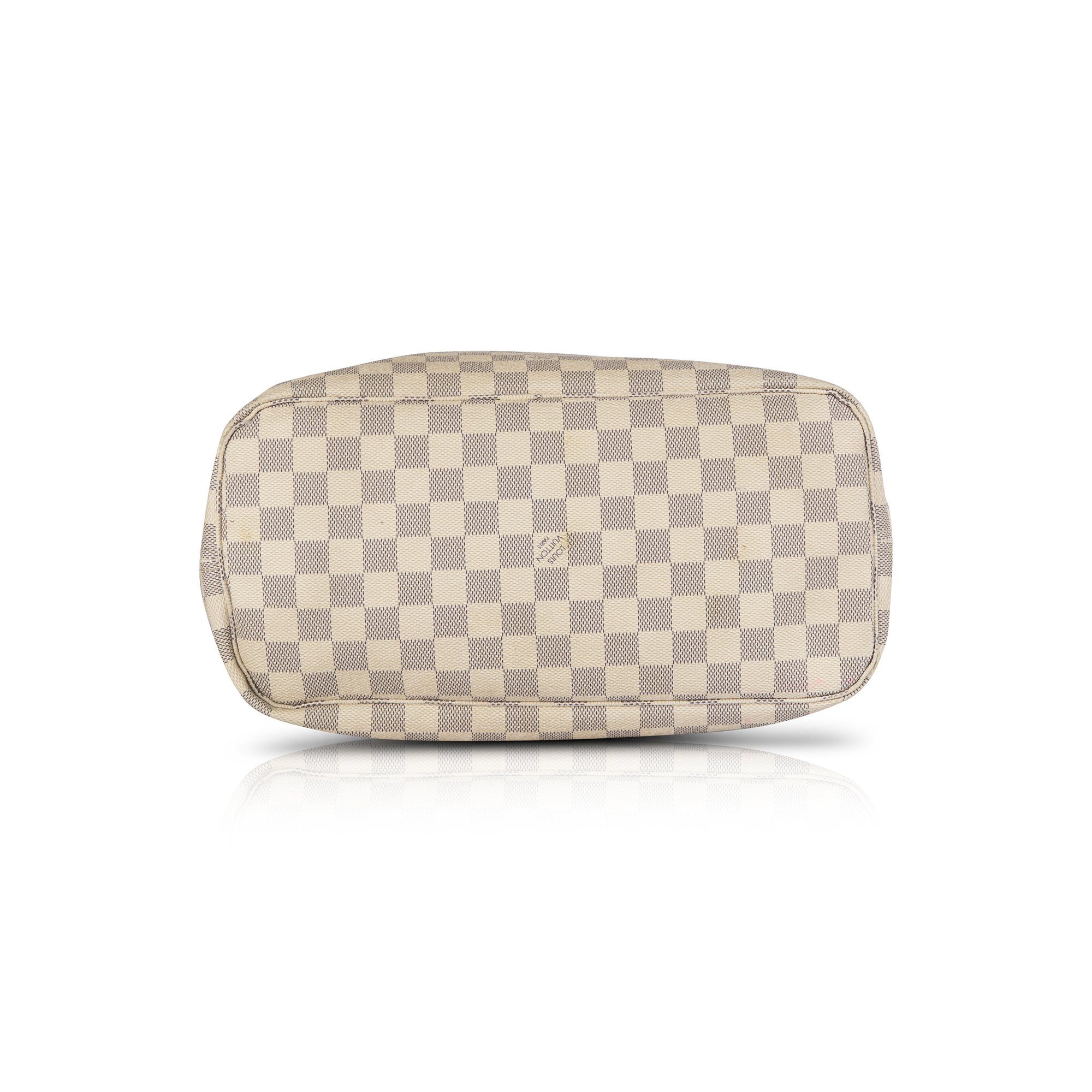 Louis Vuitton Damier Azur Neverfull MM with Pouch