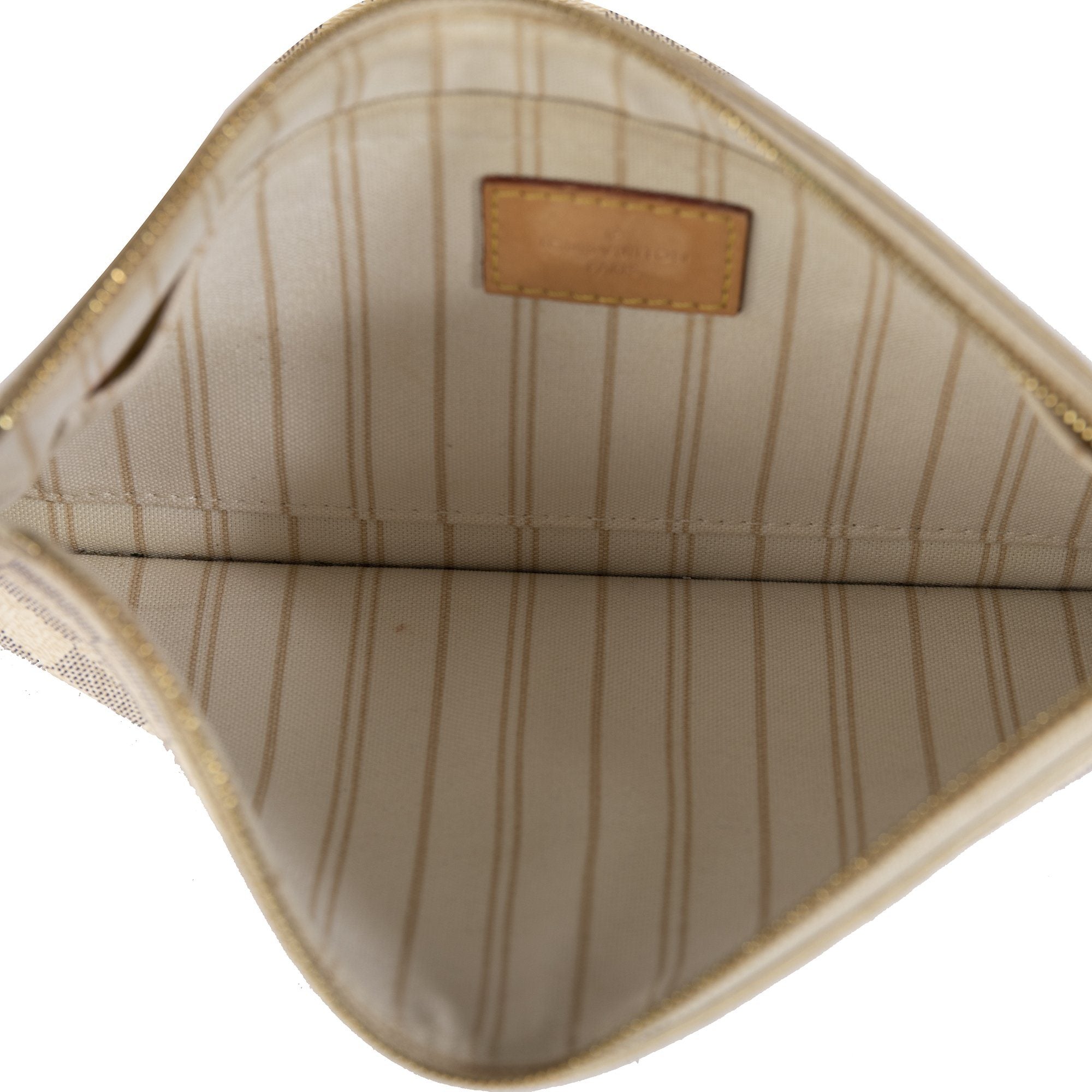 Louis Vuitton Damier Azur Neverfull MM with Pouch