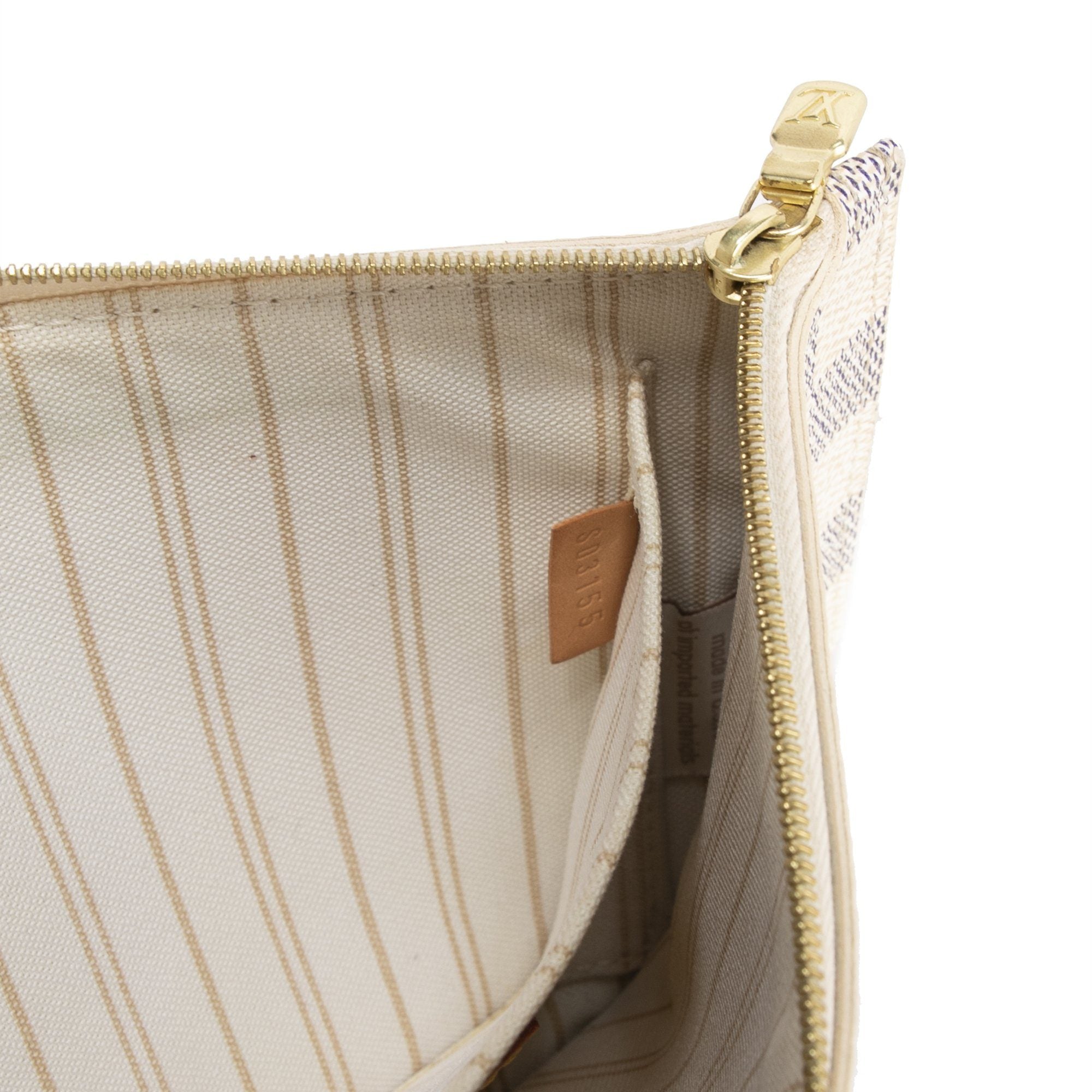 Louis Vuitton Damier Azur Neverfull Pochette