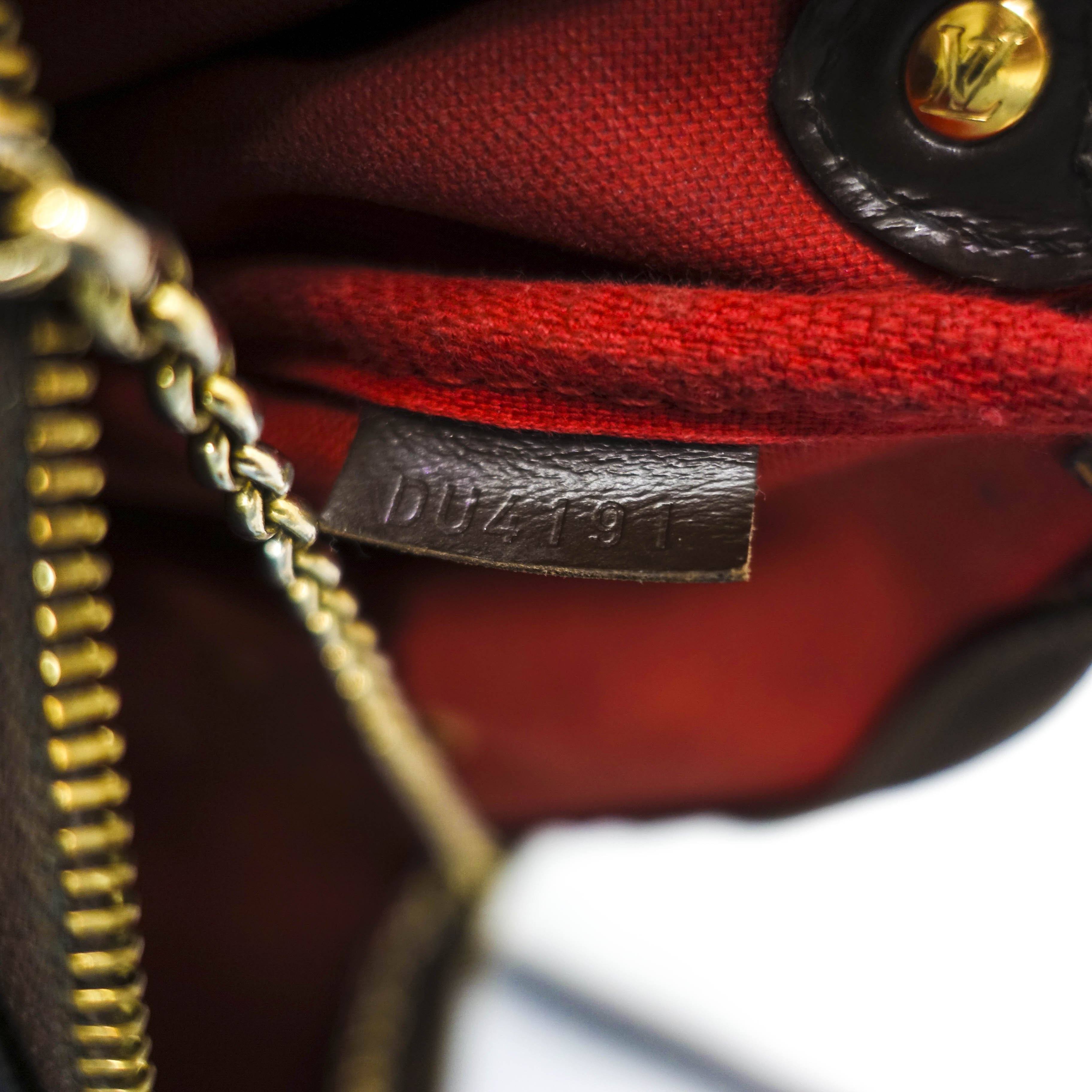 Louis Vuitton Damier Ebene Eva Clutch