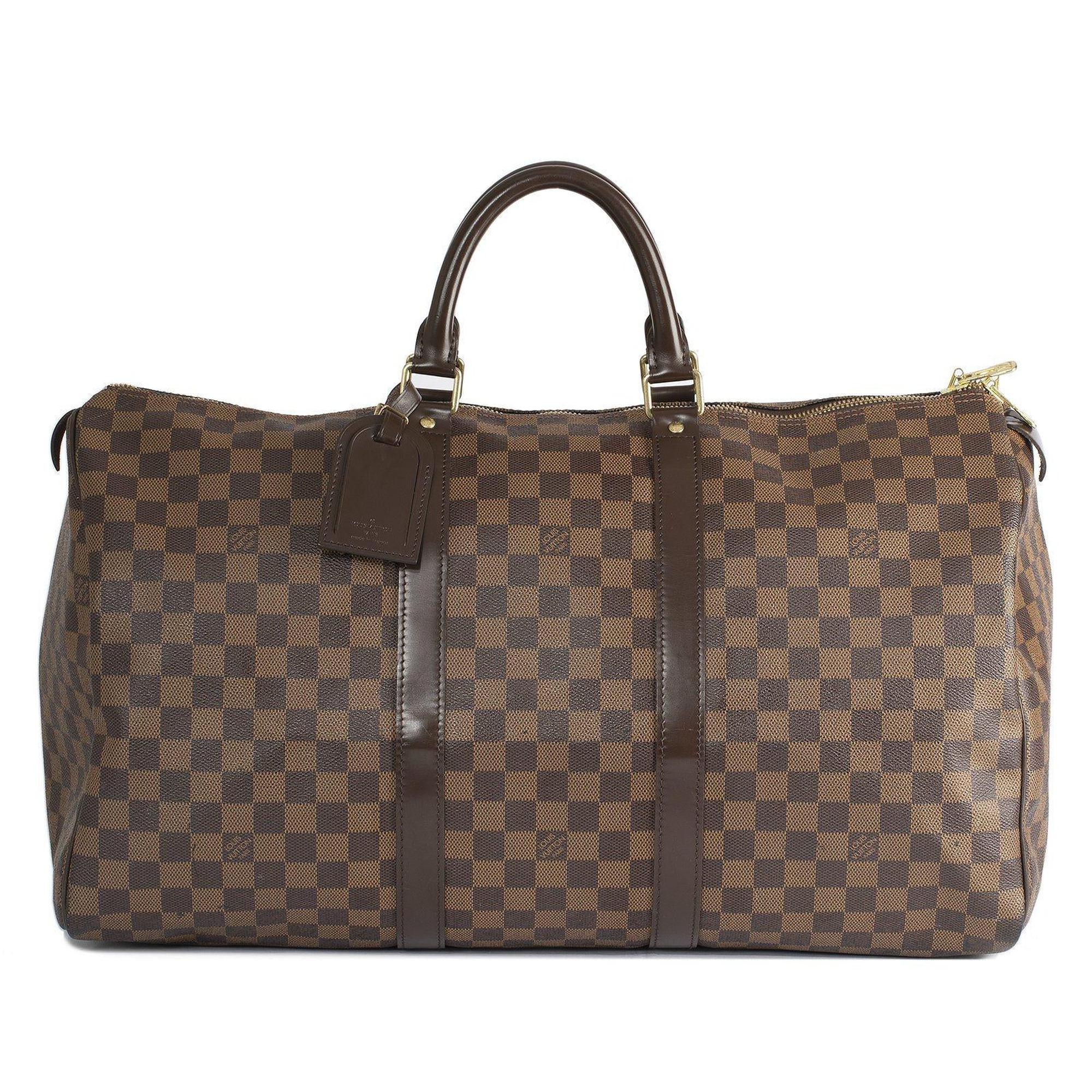 Louis Vuitton Damier Ebene Keepall 50