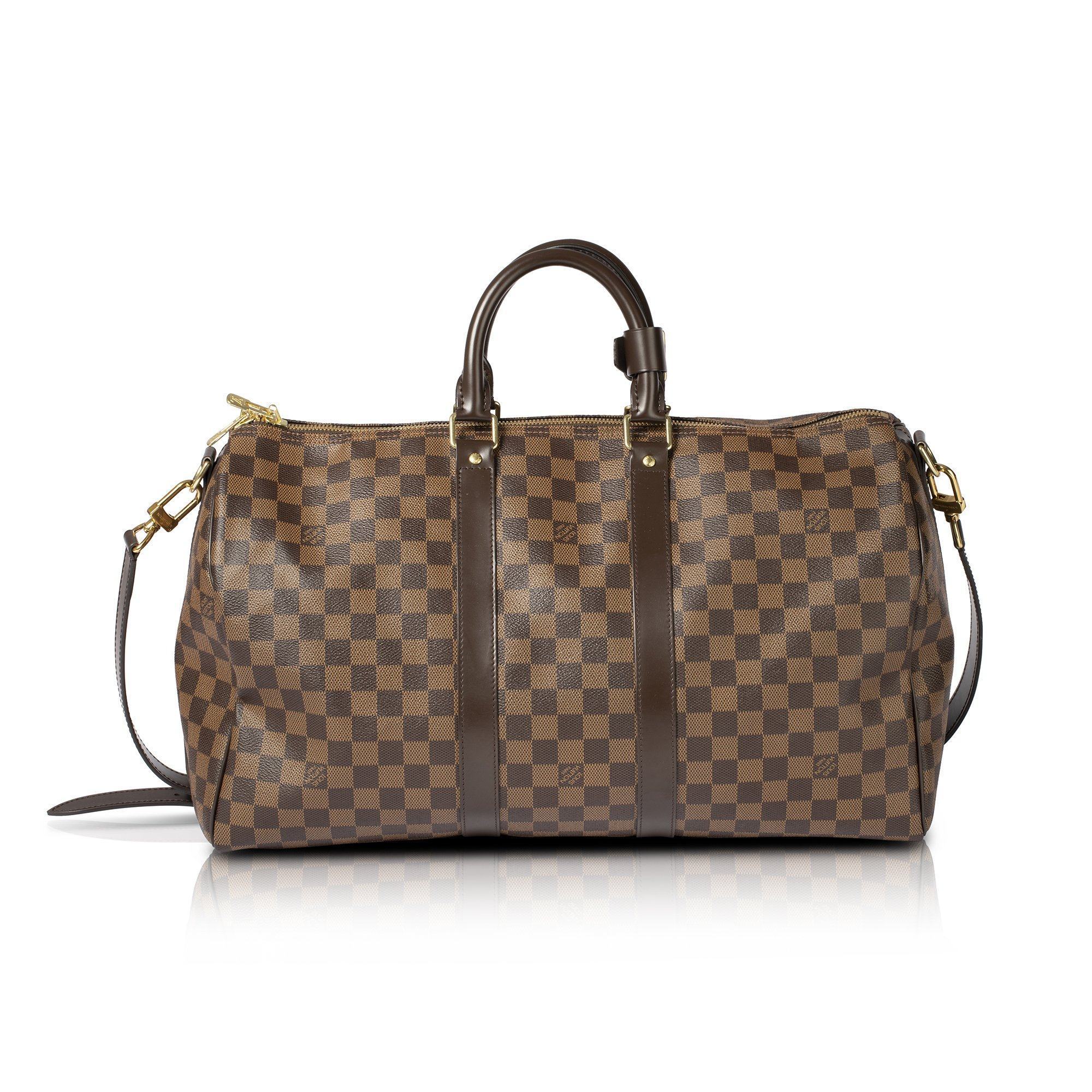 Louis Vuitton Damier Ebene Keepall Bandouliere 45