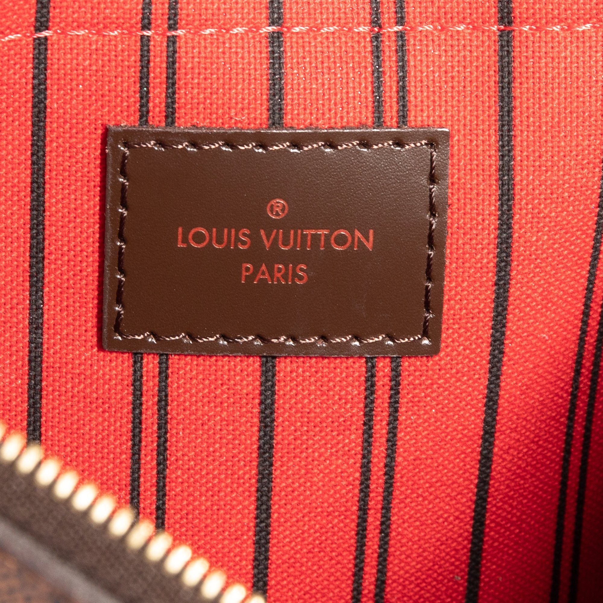 Louis Vuitton Damier Ebene Neverfull Pochette