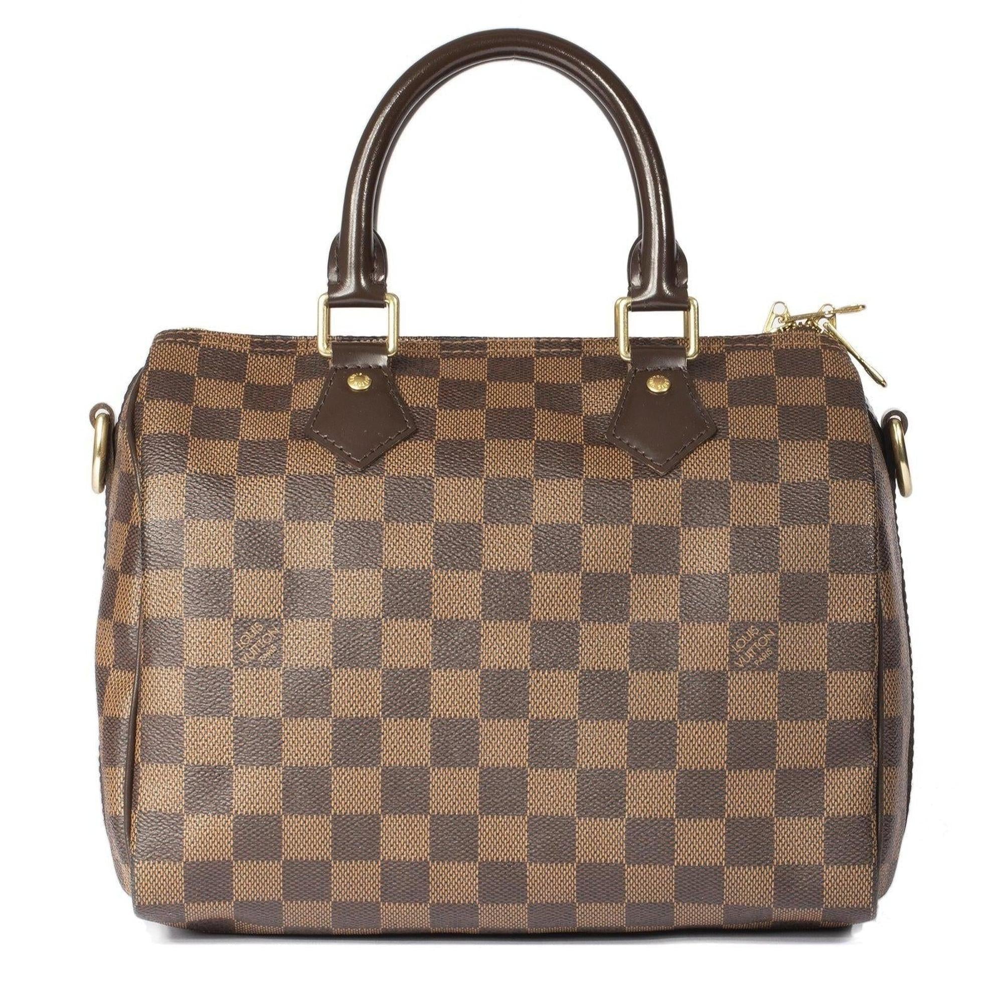 Louis Vuitton Damier Ebene Speedy Bandouliere 25