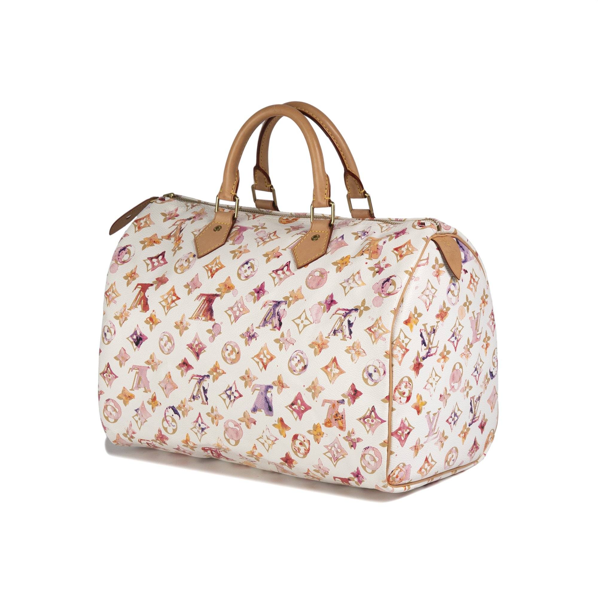 Louis Vuitton Limited Edition Monogram Watercolor Aquarelle Speedy 35
