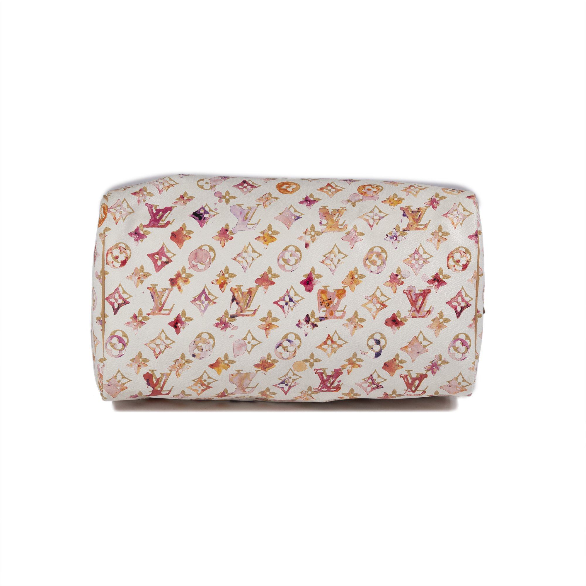 Louis Vuitton Limited Edition Monogram Watercolor Aquarelle Speedy 35