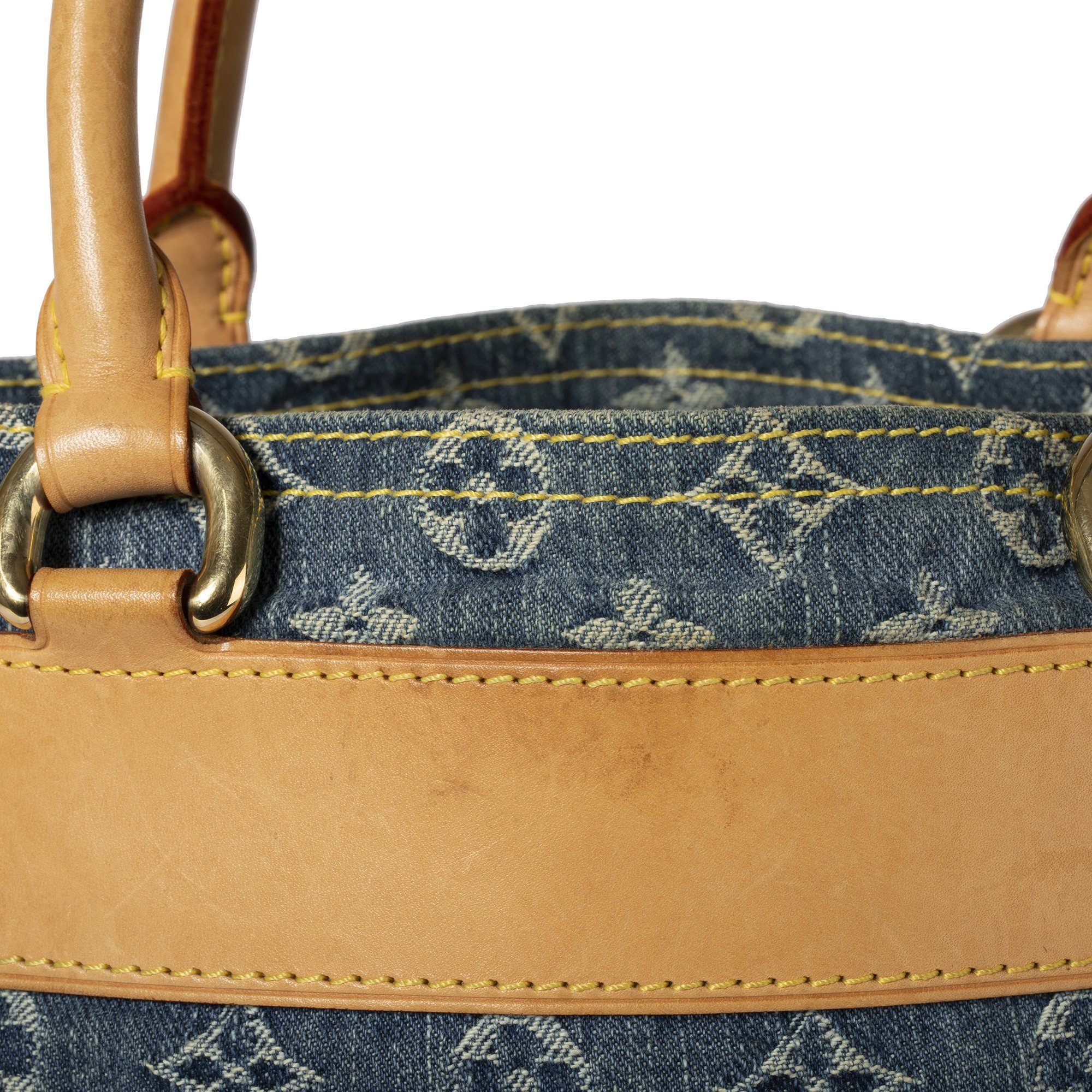 Louis Vuitton Monogram Denim Sac Plat