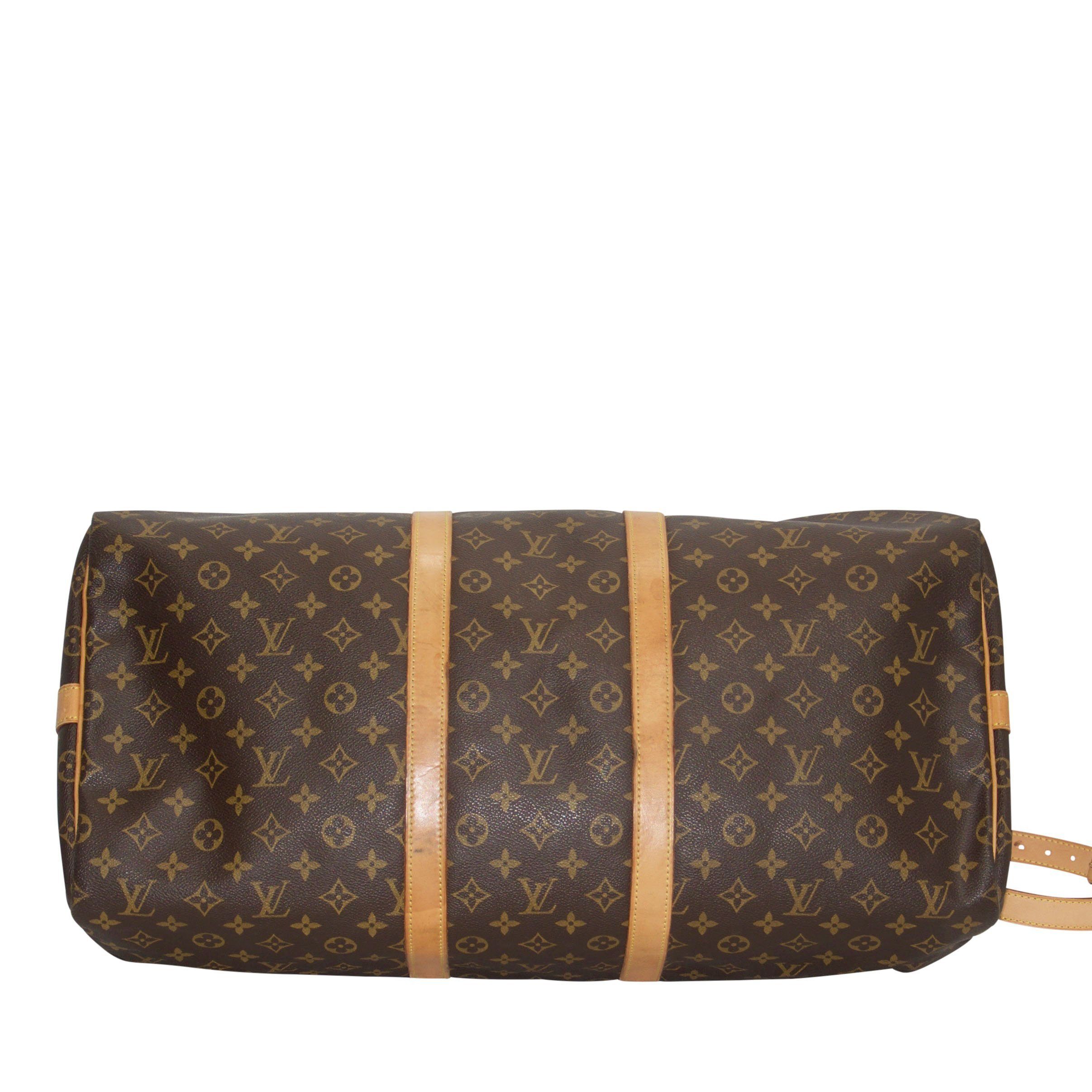Louis Vuitton Monogram Keepall Bandouliere 55