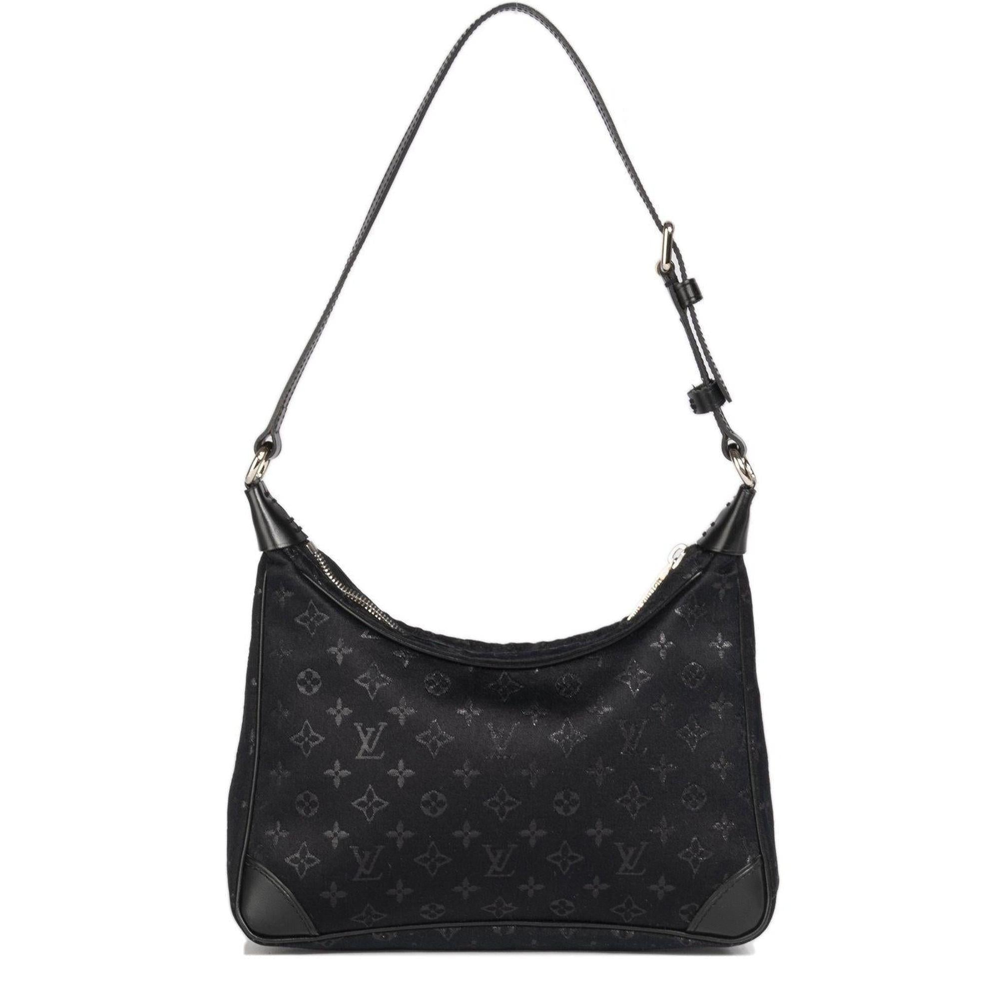 Louis Vuitton Monogram Satin Mini Boulogne Bag