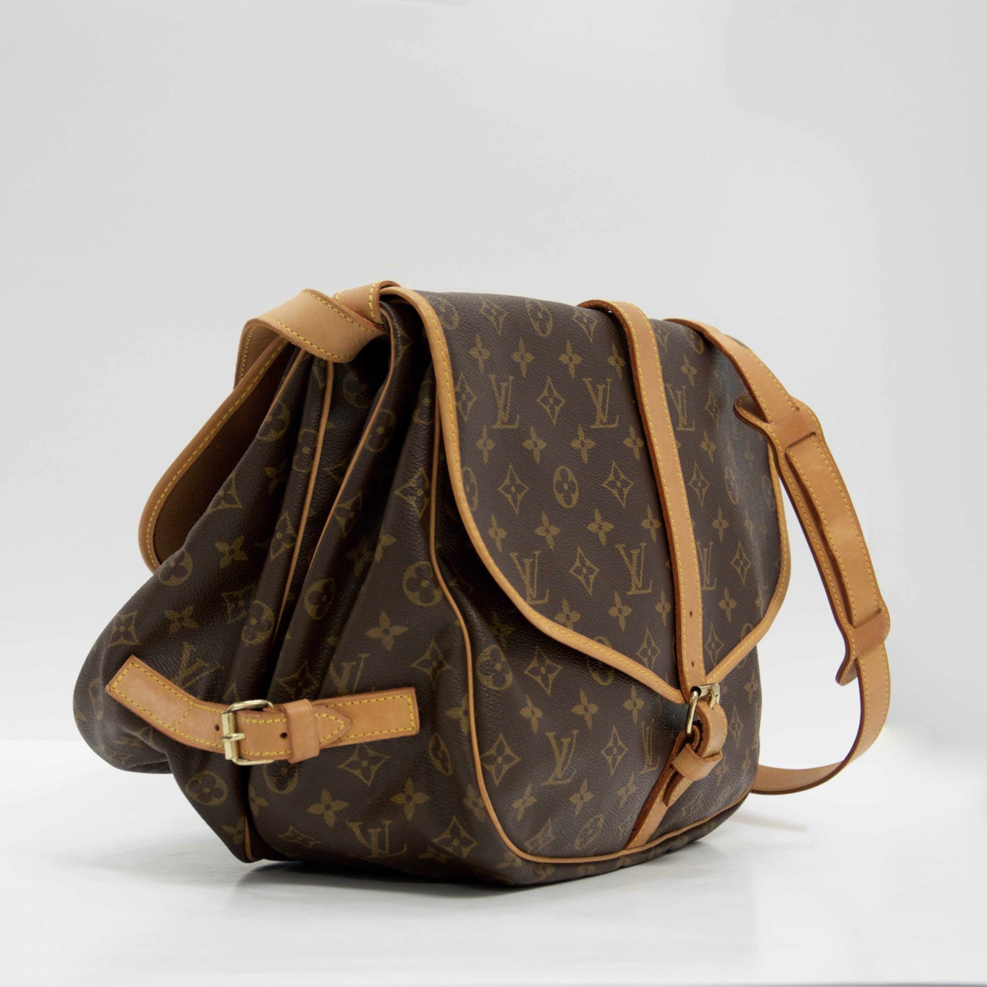 Louis Vuitton Monogram Saumur 35