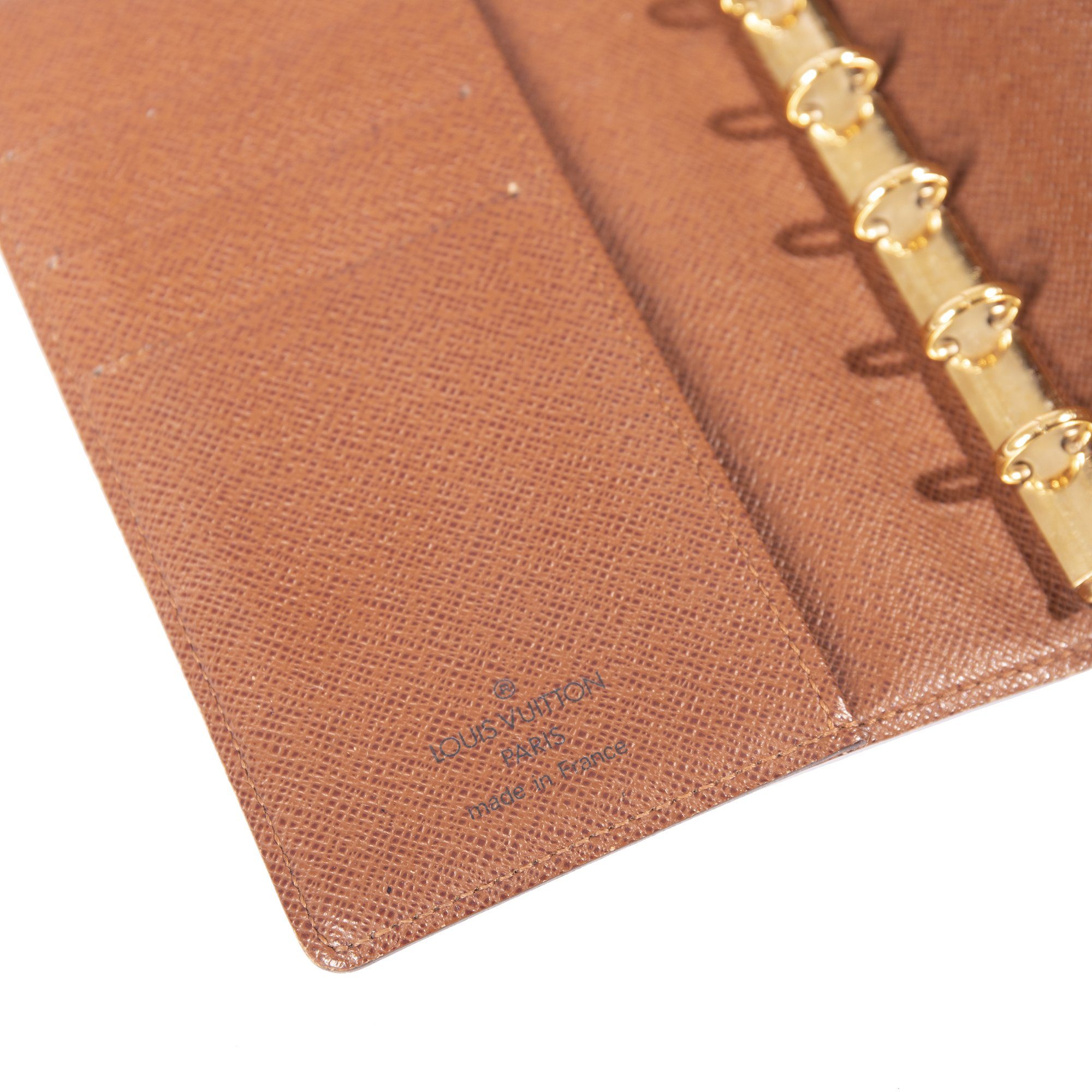 Louis Vuitton Monogram Small Ring Agenda Cover