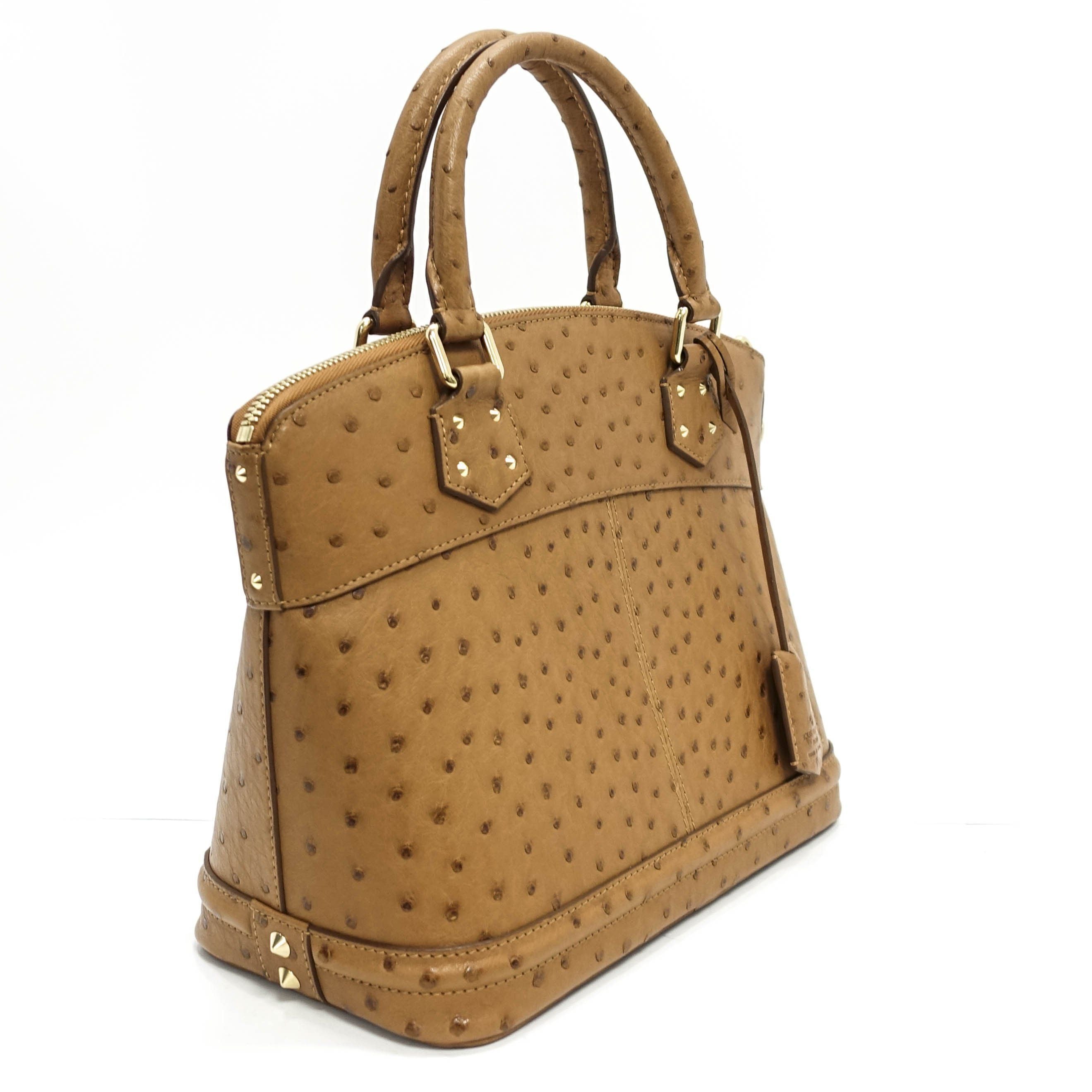 Louis Vuitton Ostrich Lockit MM