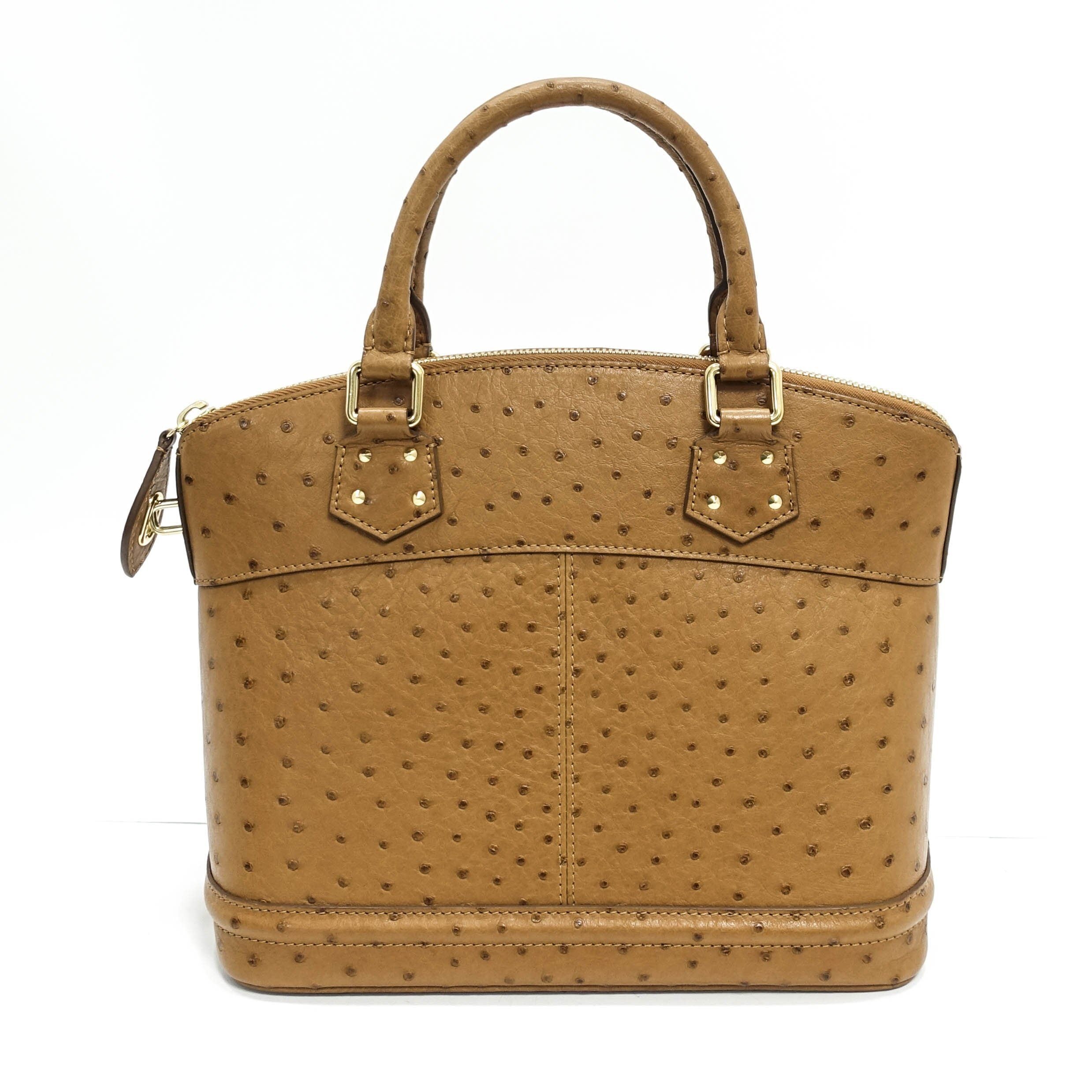 Louis Vuitton Ostrich Lockit MM