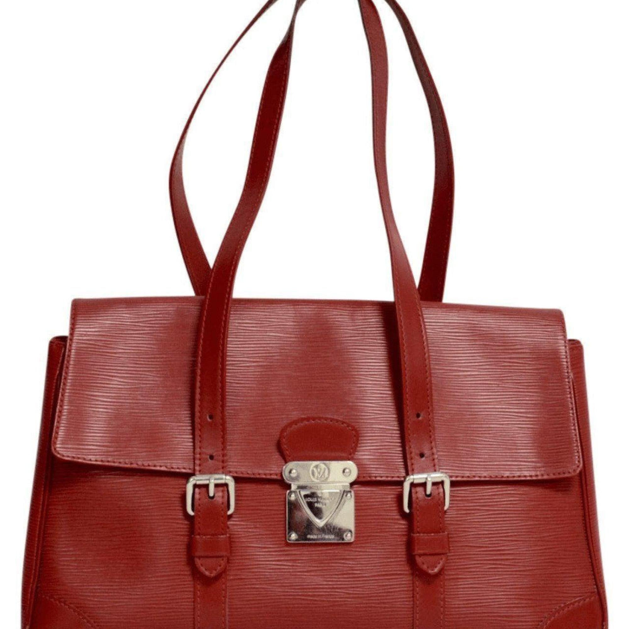 Louis Vuitton Red Epi Segur MM