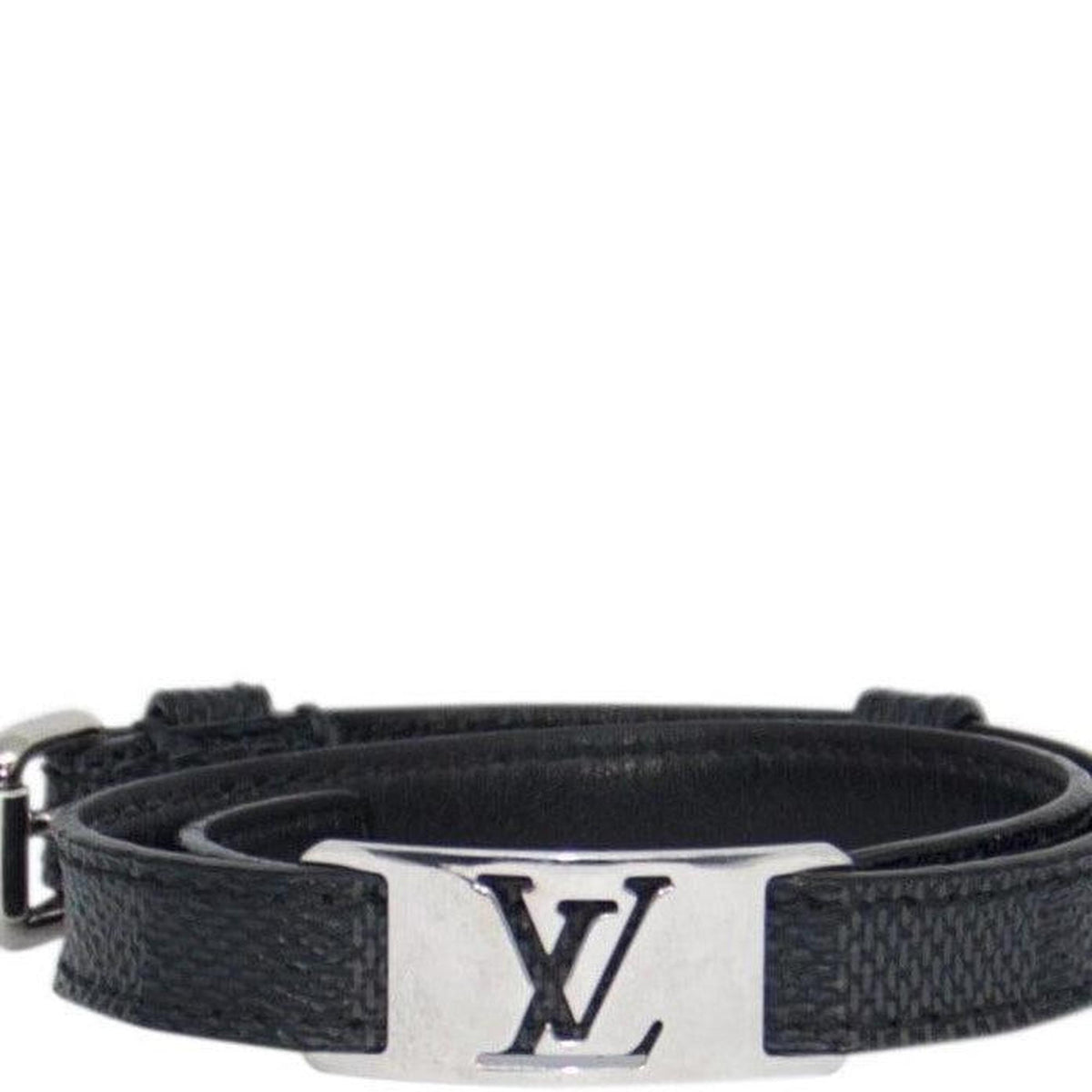 超美品☆Louis Vuitton☆M6604Fブラスレラックイット・モノグラム Louis Vuitton Sign It Bracelet – OLIVER'S