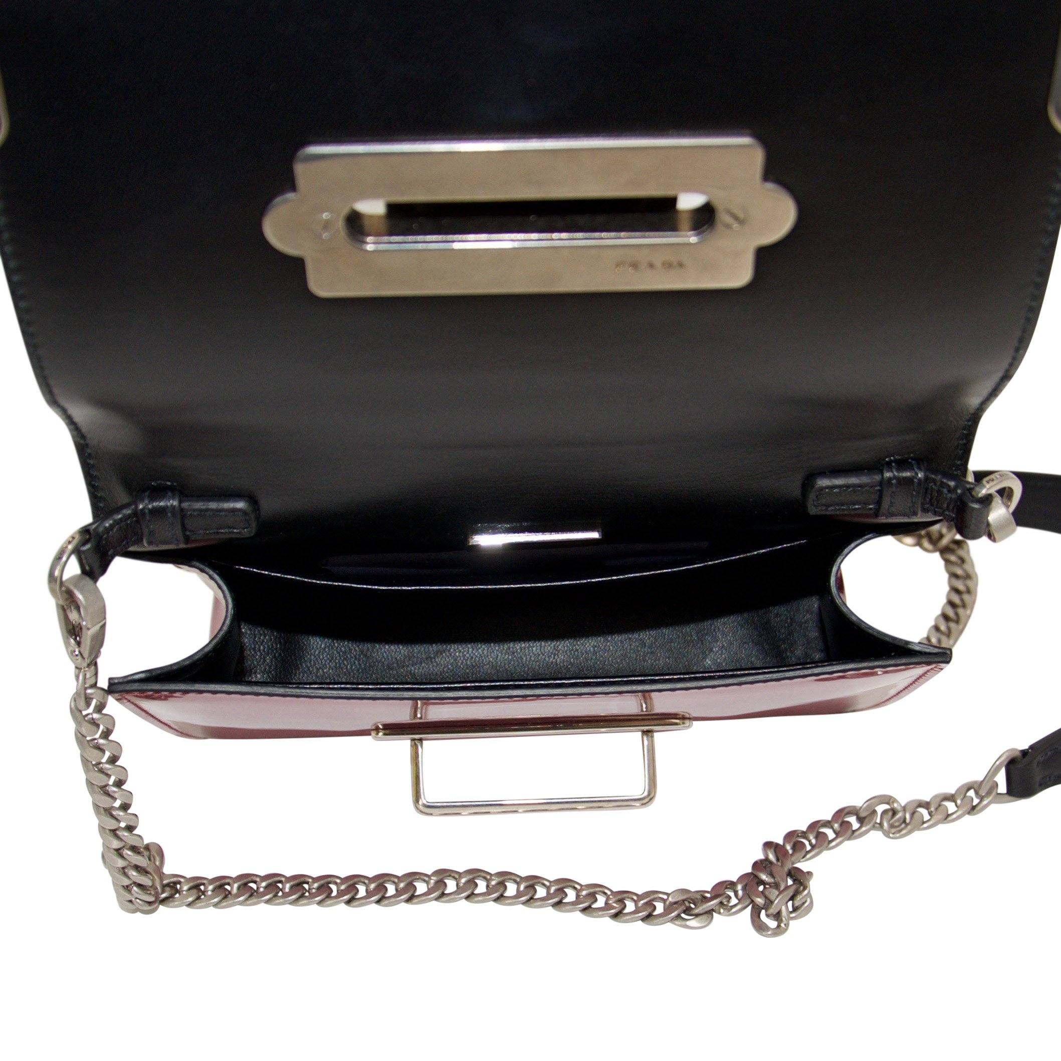 Prada 2018 Vitelo Metal Cahier Bag