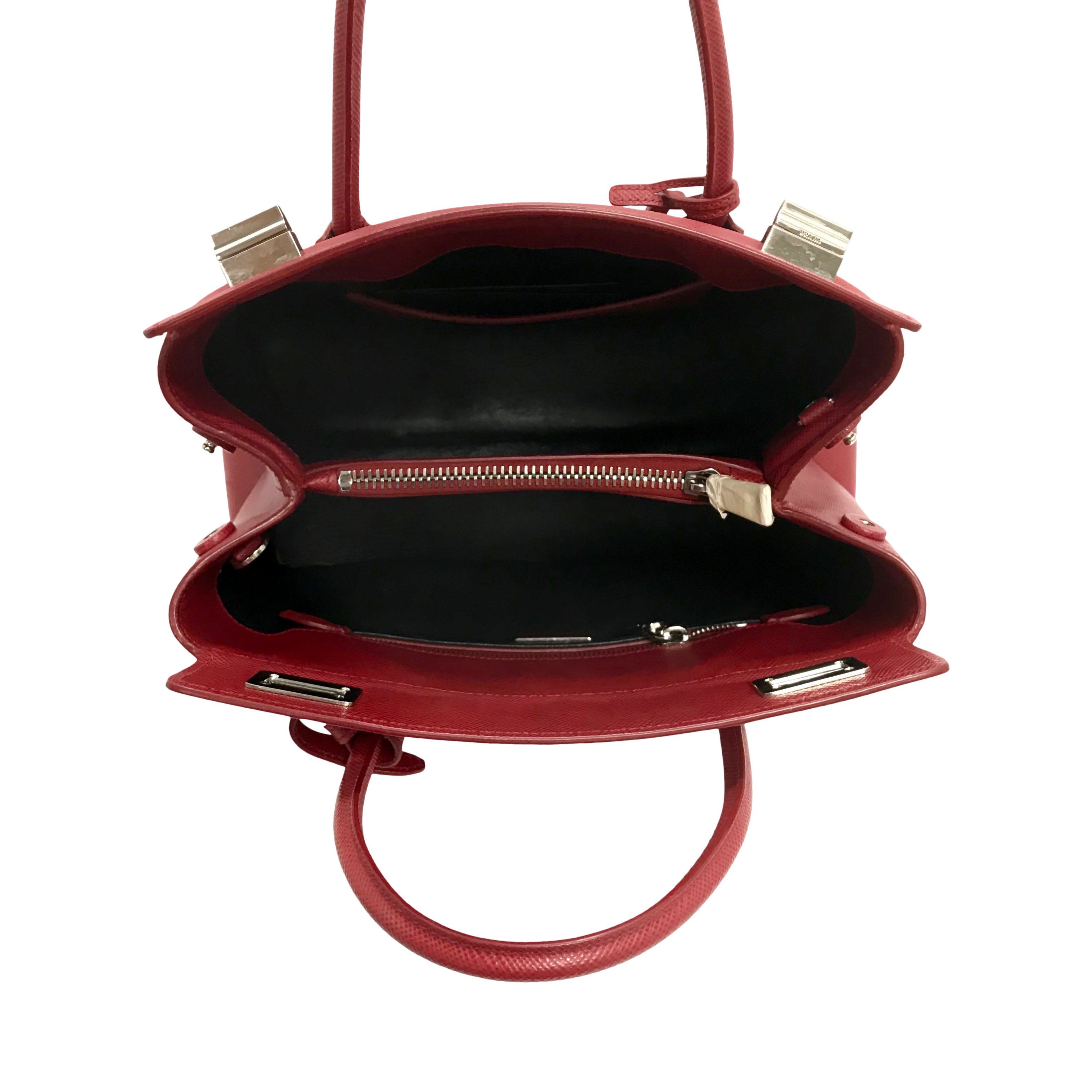 Prada Medium Saffiano Cuir Twin Bag