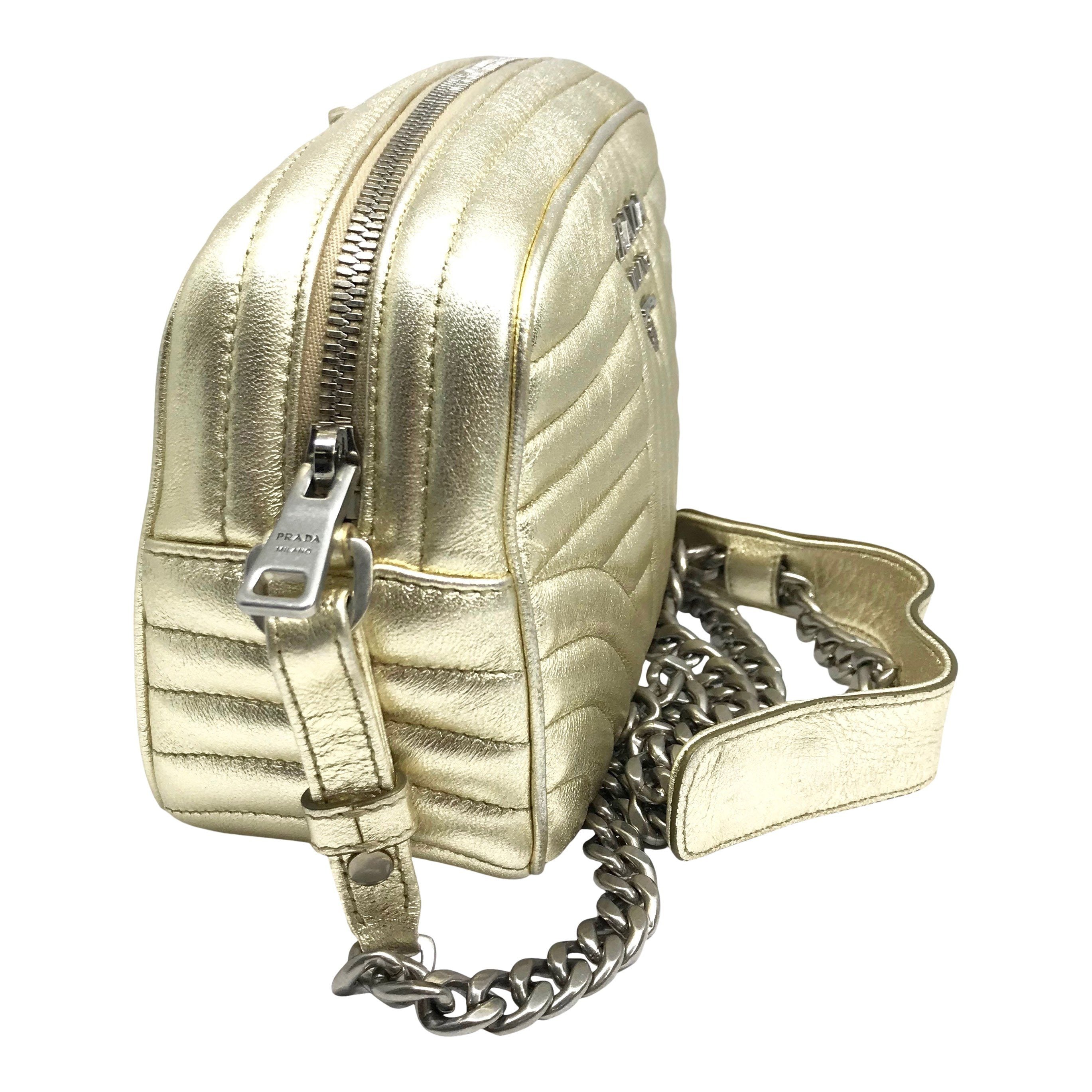 Prada Nappa Diagramme Crossbody Bag