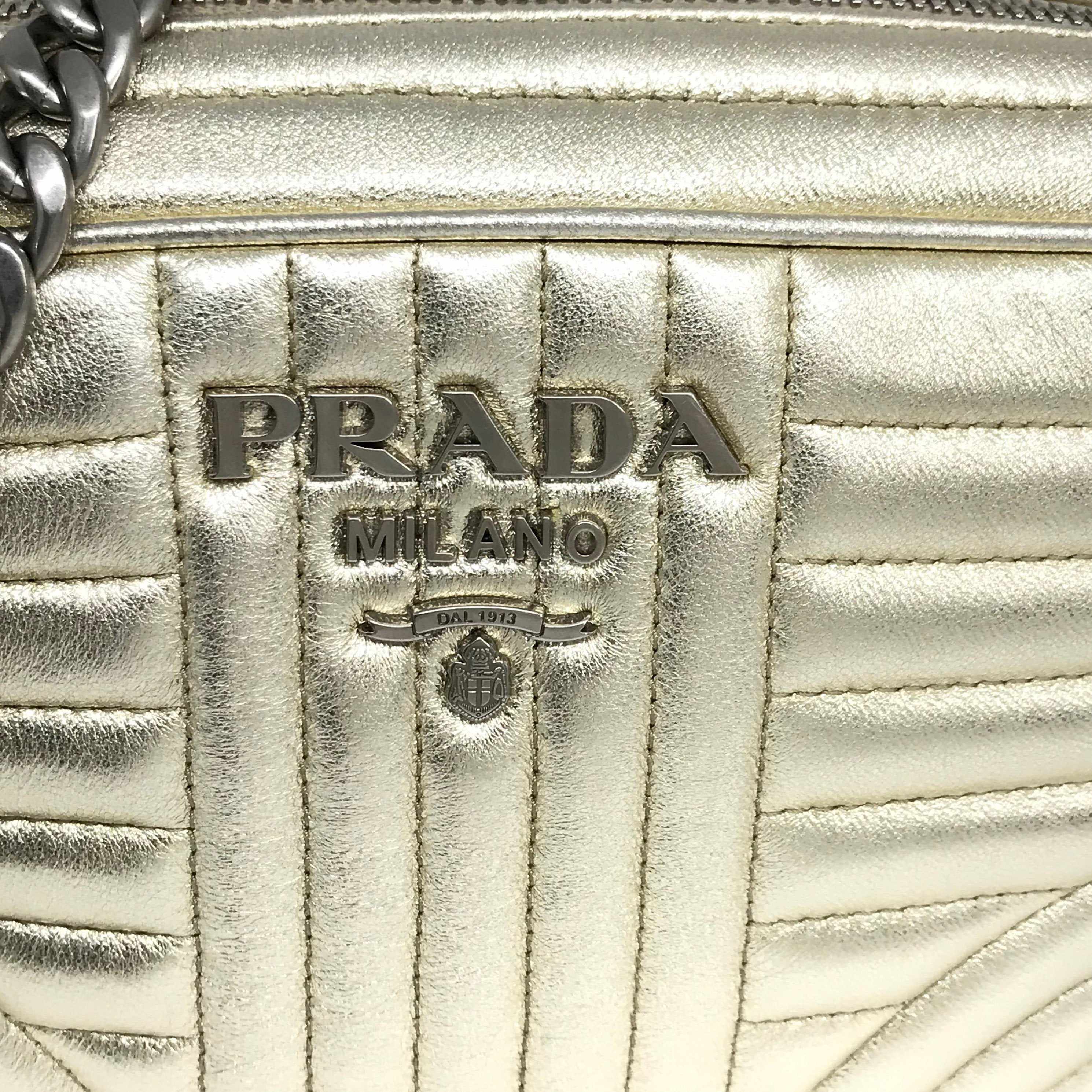Prada Nappa Diagramme Crossbody Bag