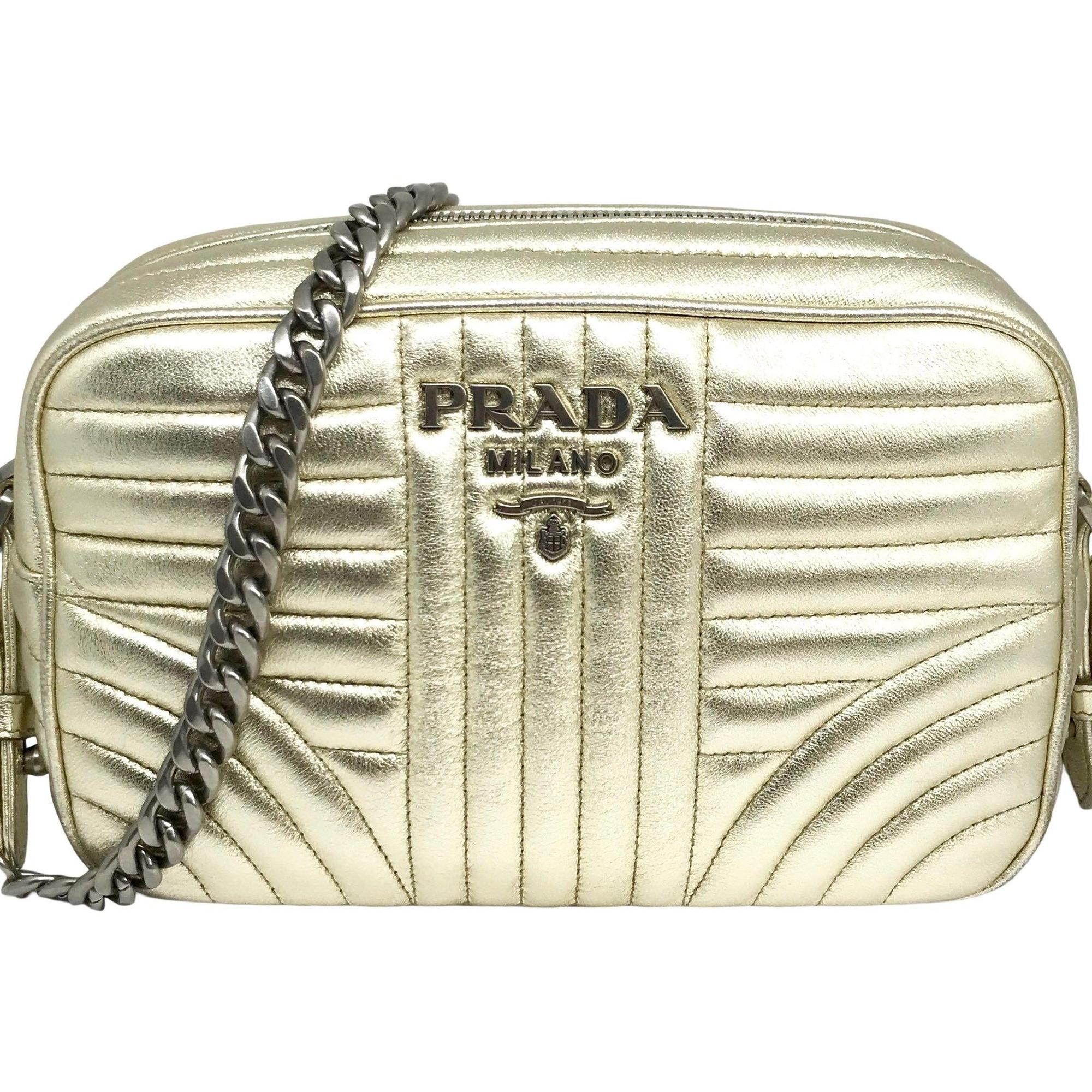 Prada Nappa Diagramme Crossbody Bag