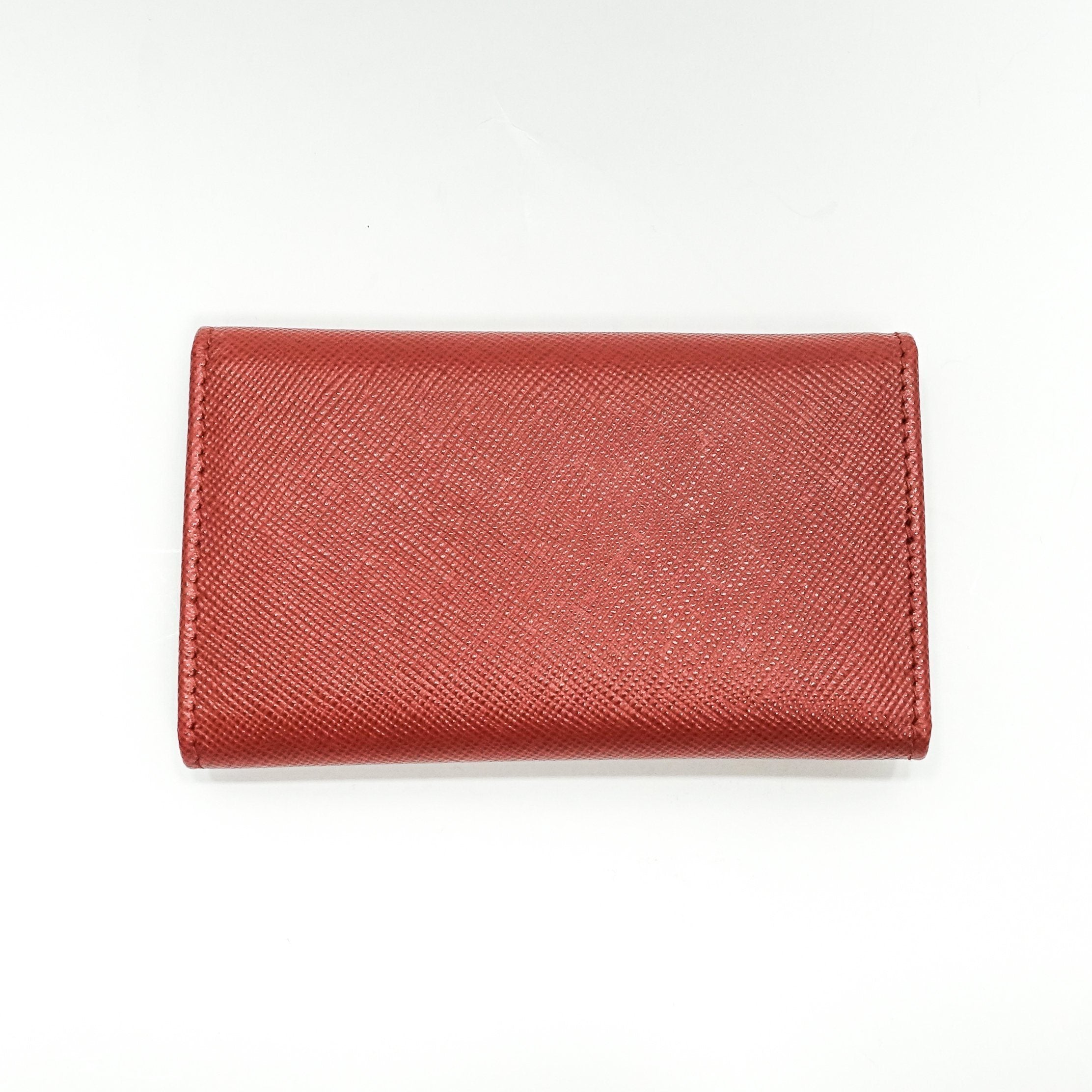 Prada Saffiano Leather 6 Key Holder